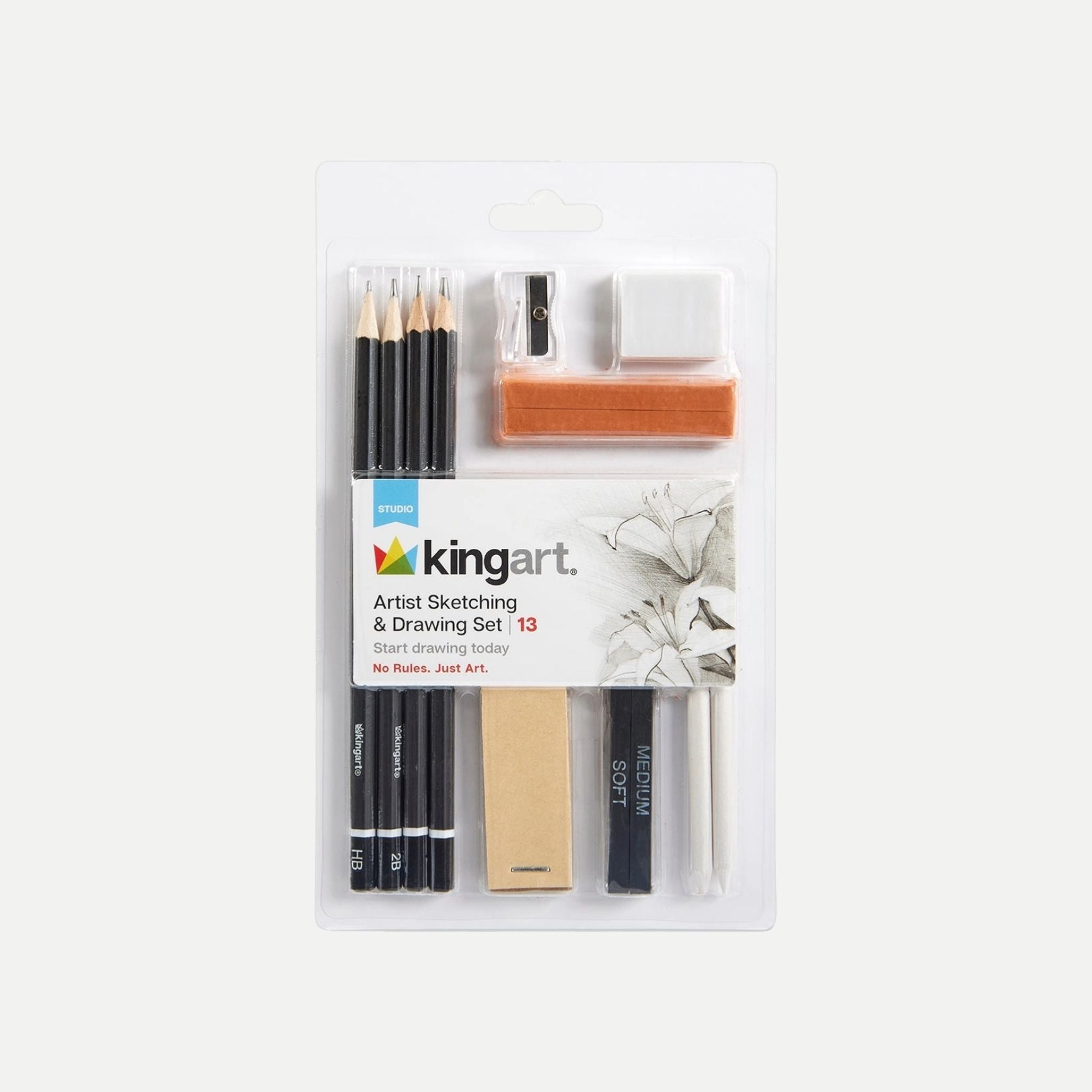 Sketching & Drawing Set - 13 Pc