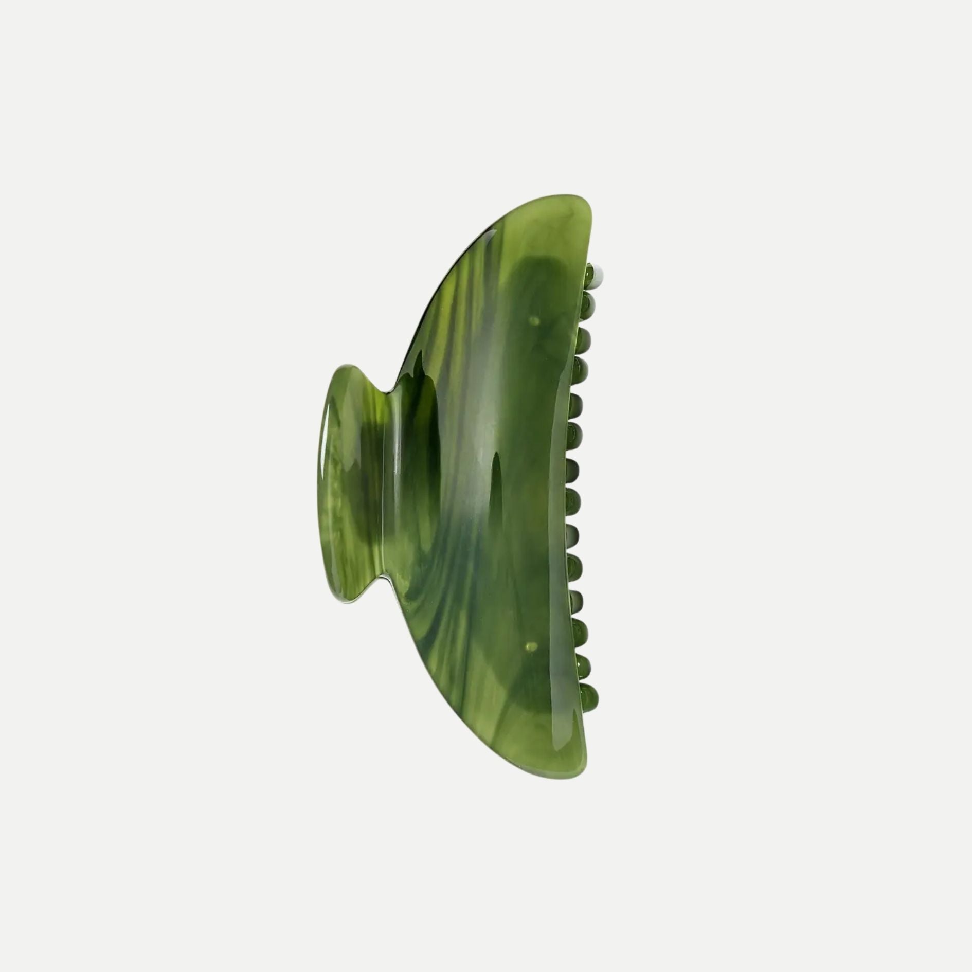 Midi Heirloom Claw Clip - Algae