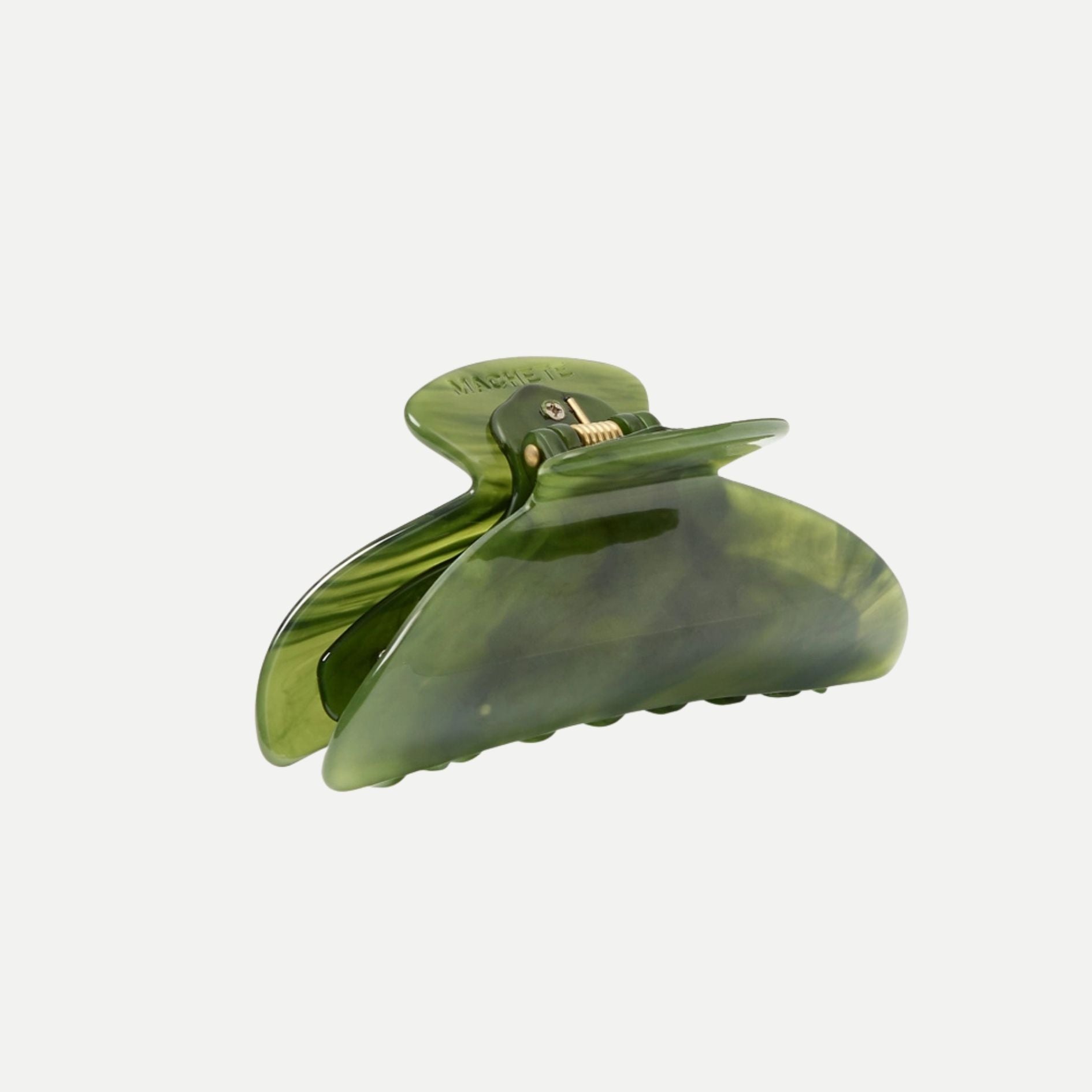 Midi Heirloom Claw Clip - Algae