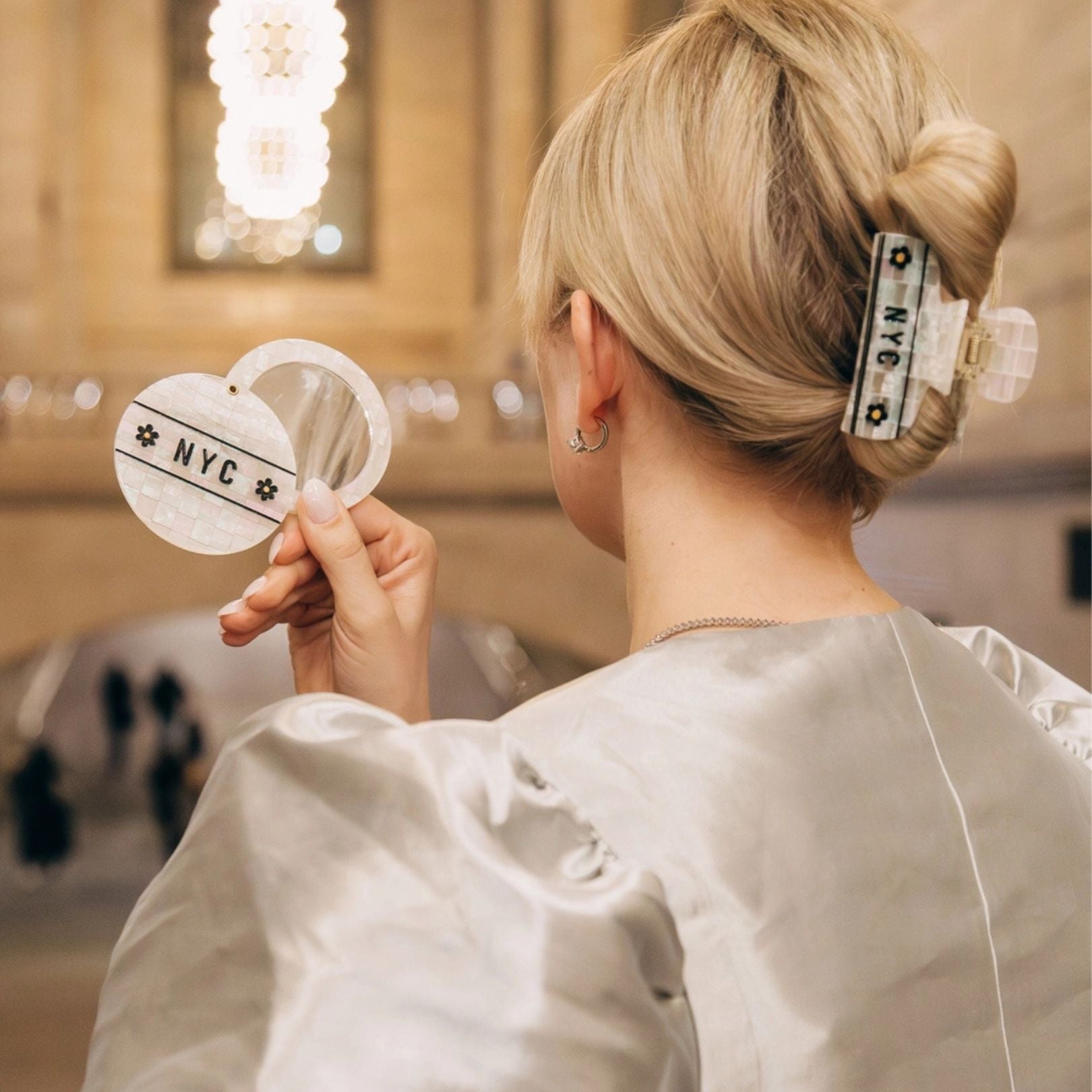 Nyc Mosaic Compact Mirror