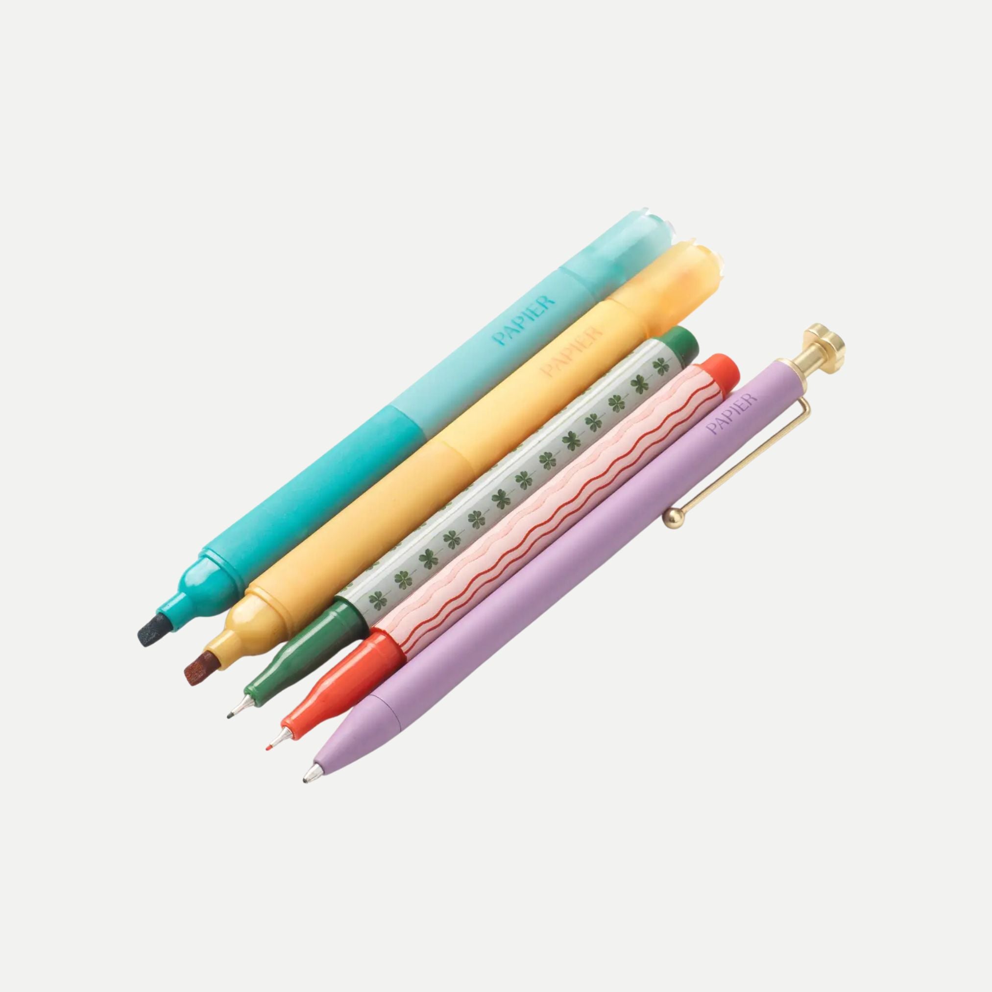 Mixed Pen & Highlighter Set of 5 - Imagination