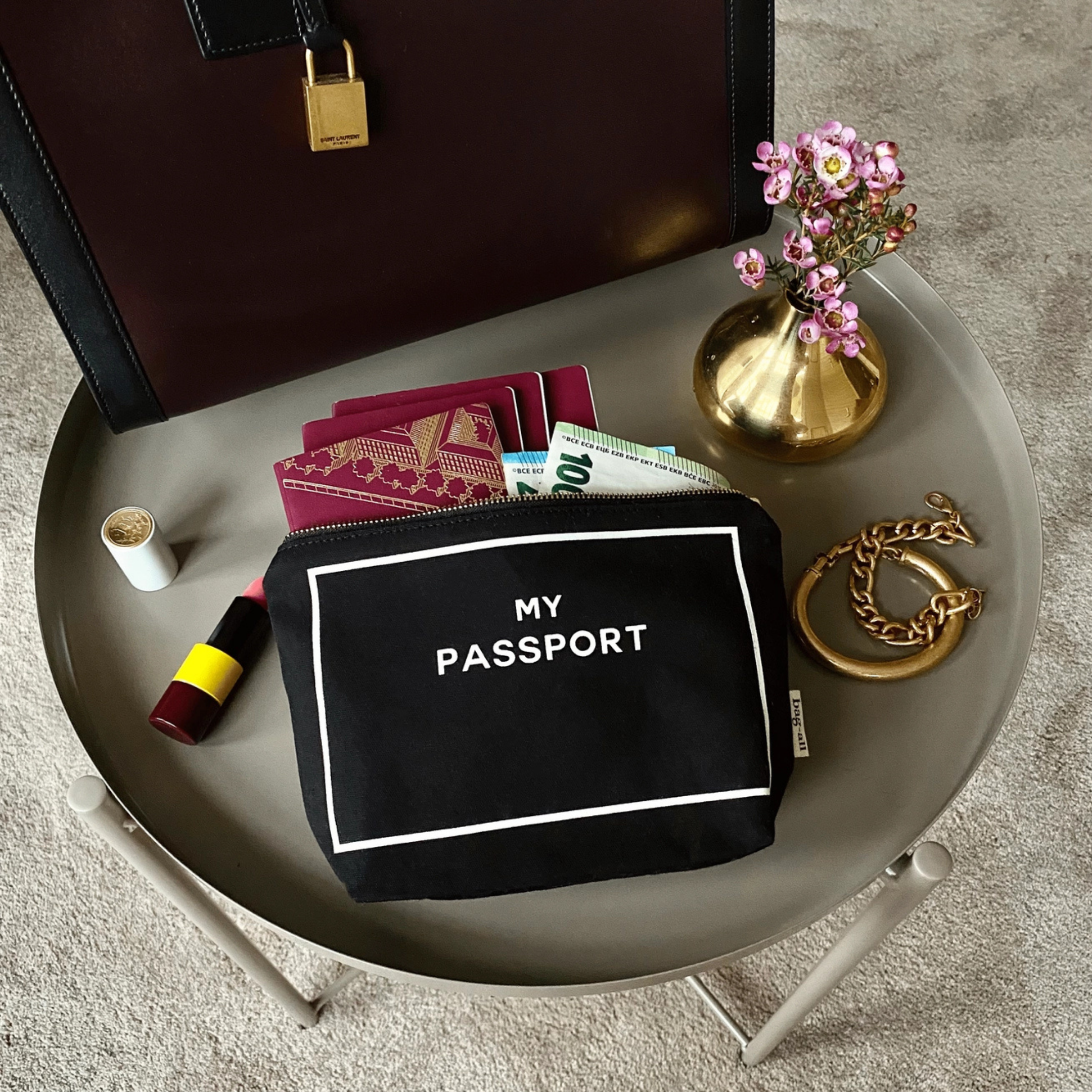Passport Pouch - Black