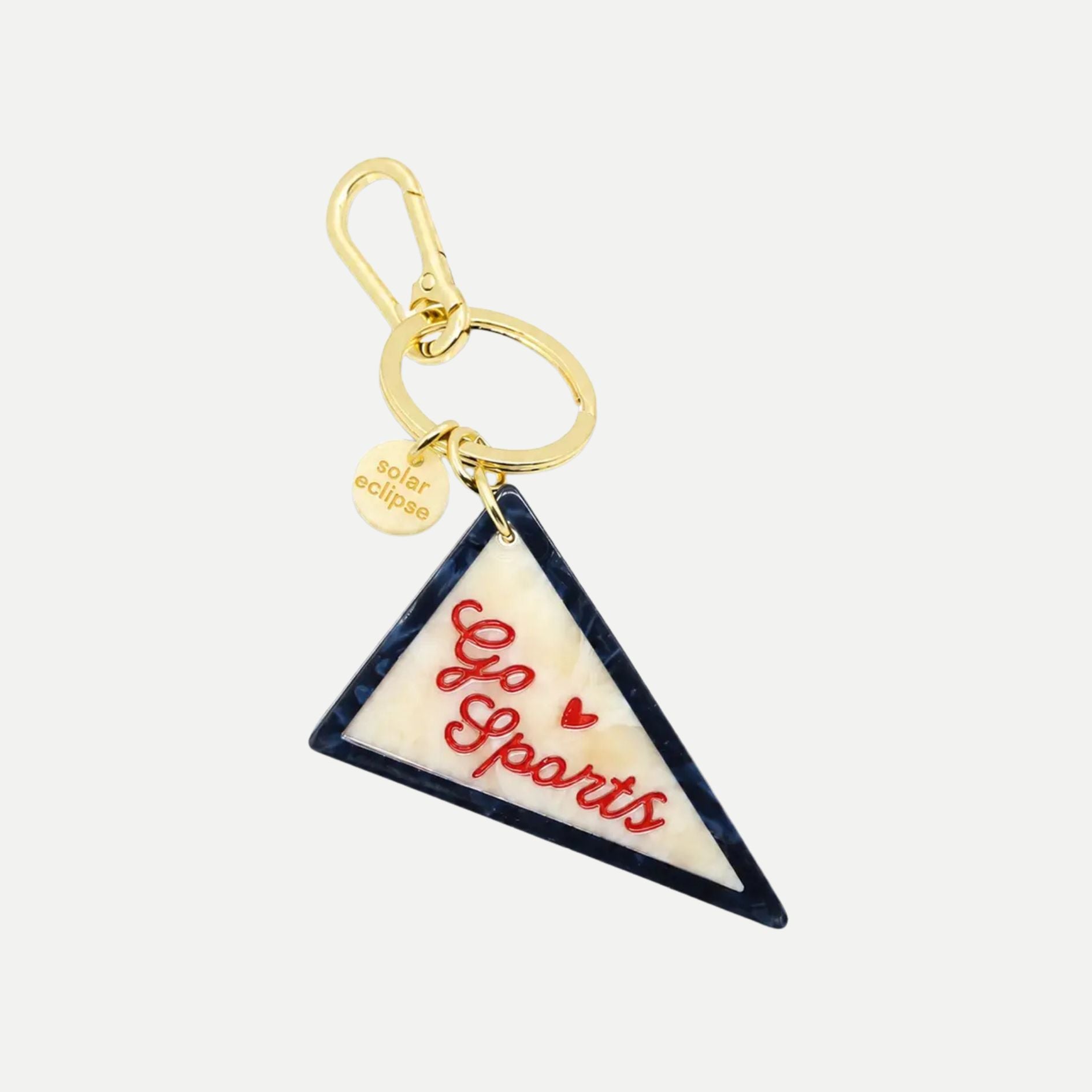 Hand-Painted Go Sports Bag Charm