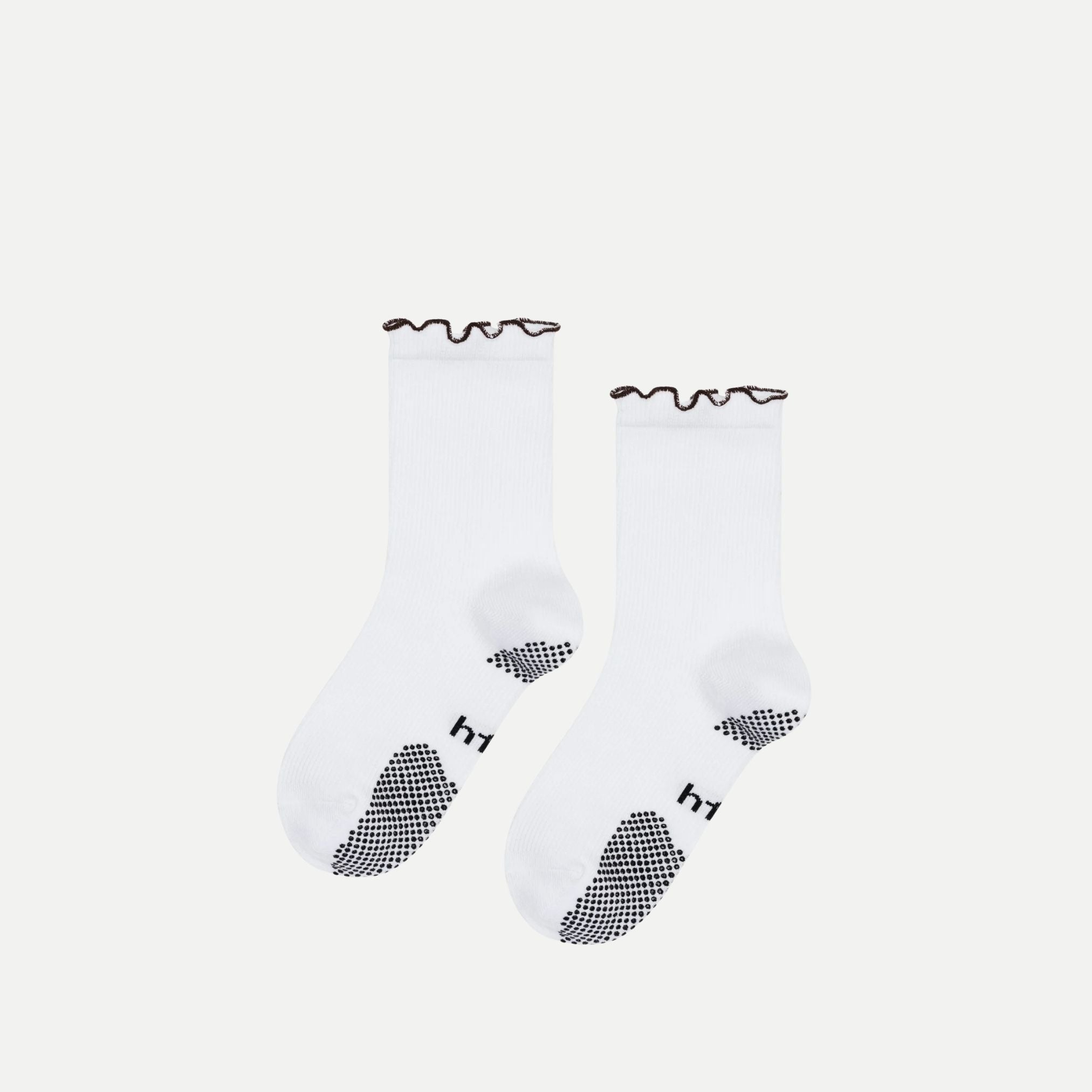 Thermal Ruffle Sporty Grip Crew