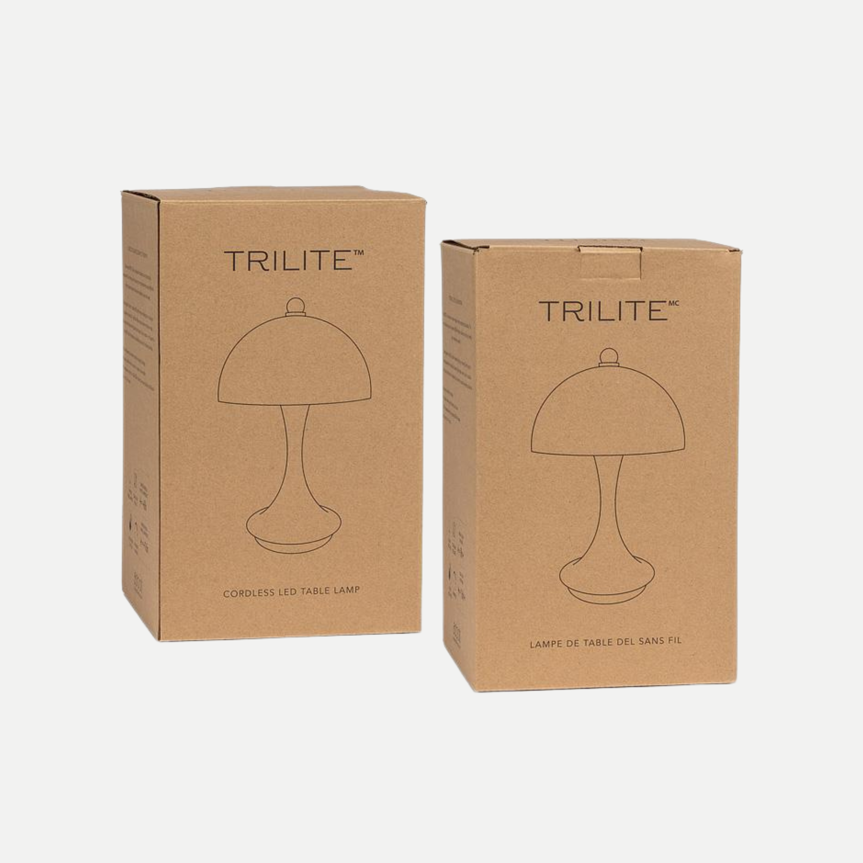 Dome Shade Led Lamp - Orange