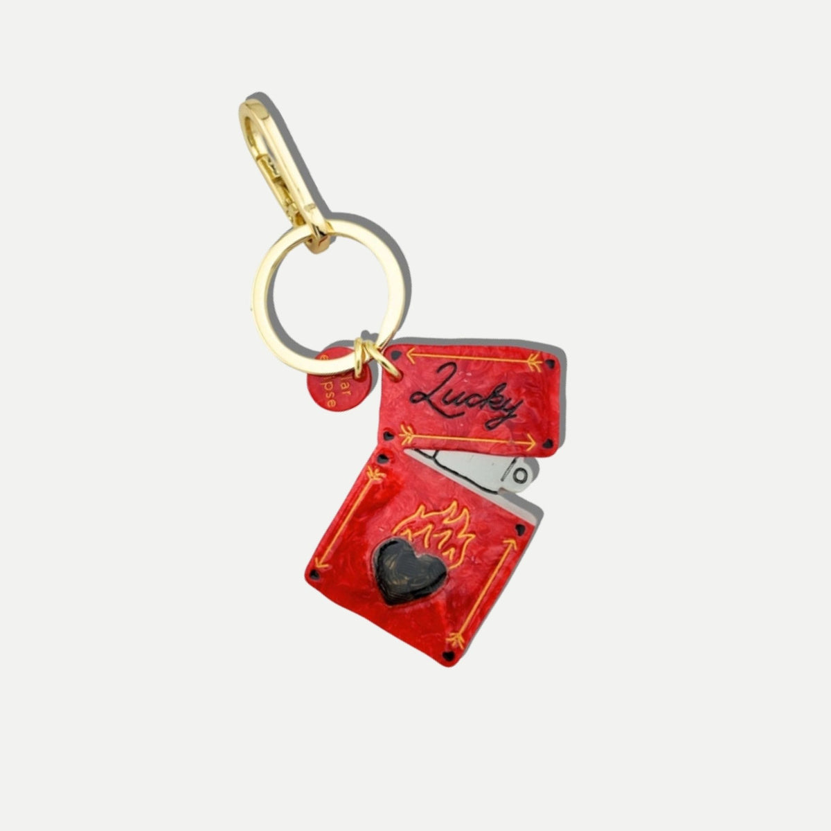 Hand-Painted Lucky Lighter Bag Charm