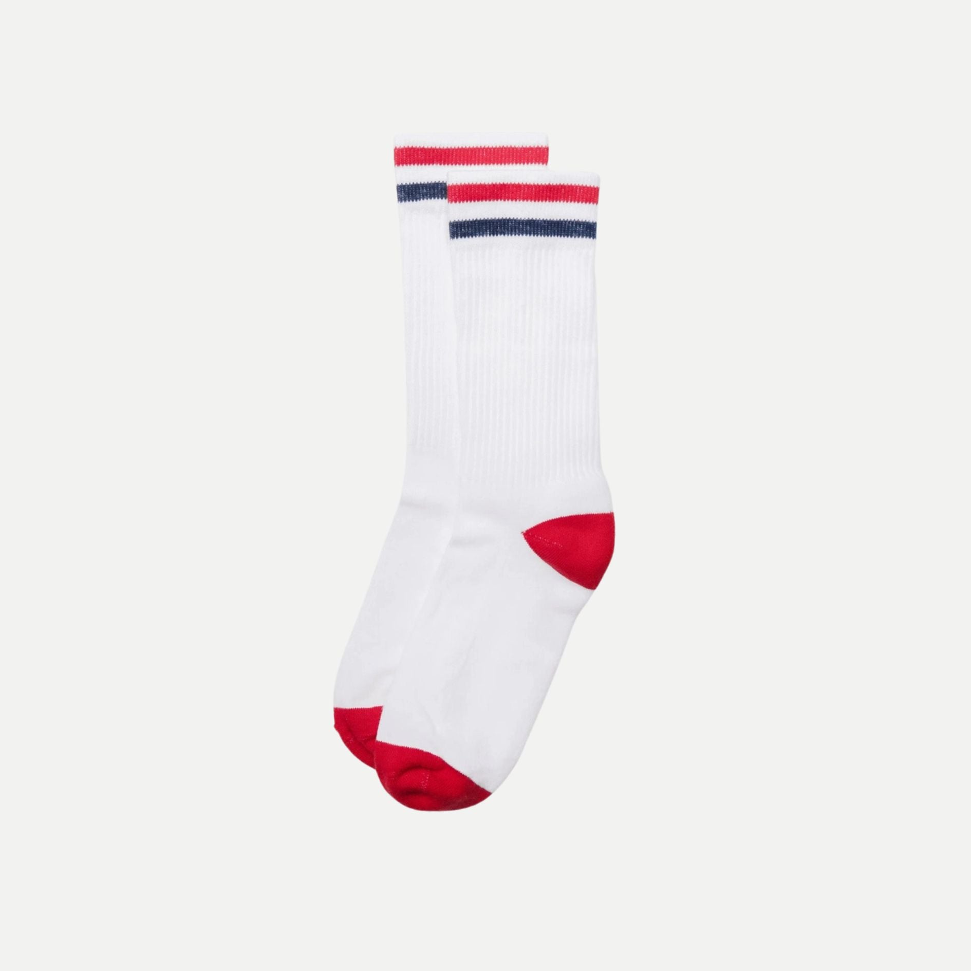 Kennedy Luxe Athletic Socks - Classic White