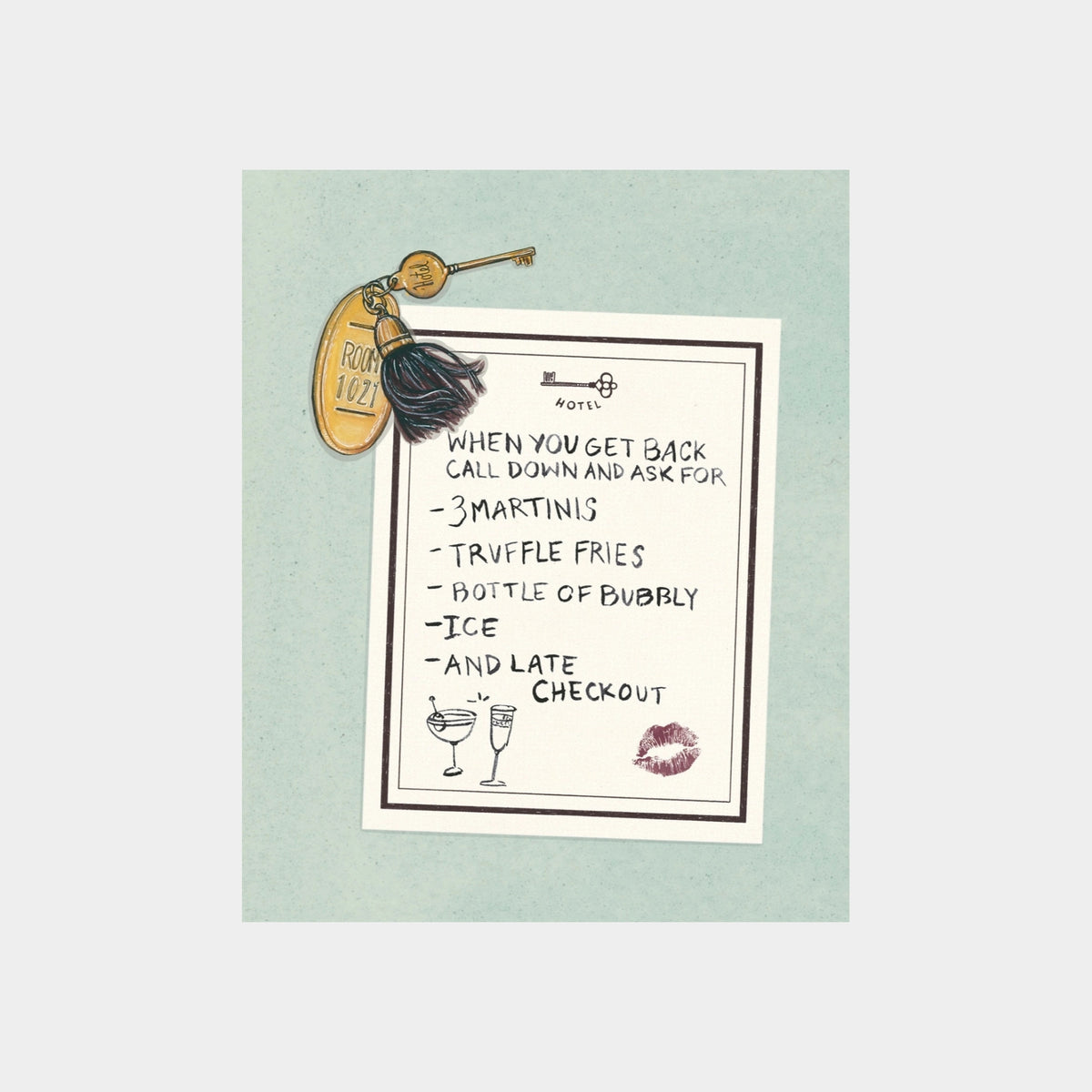 Hotel Notes Fine Art Print