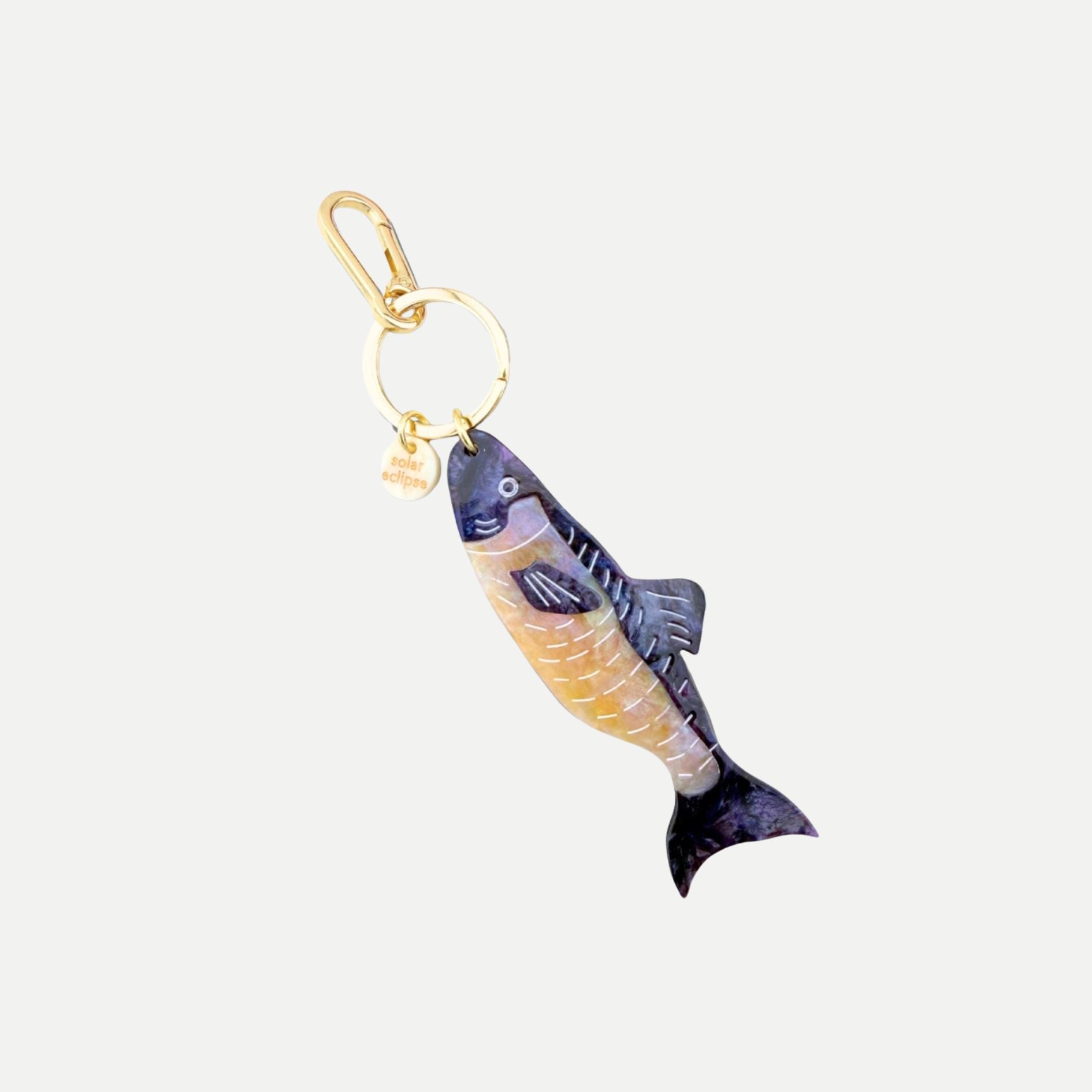 Hand-Painted Wild Sardine Bag Charm
