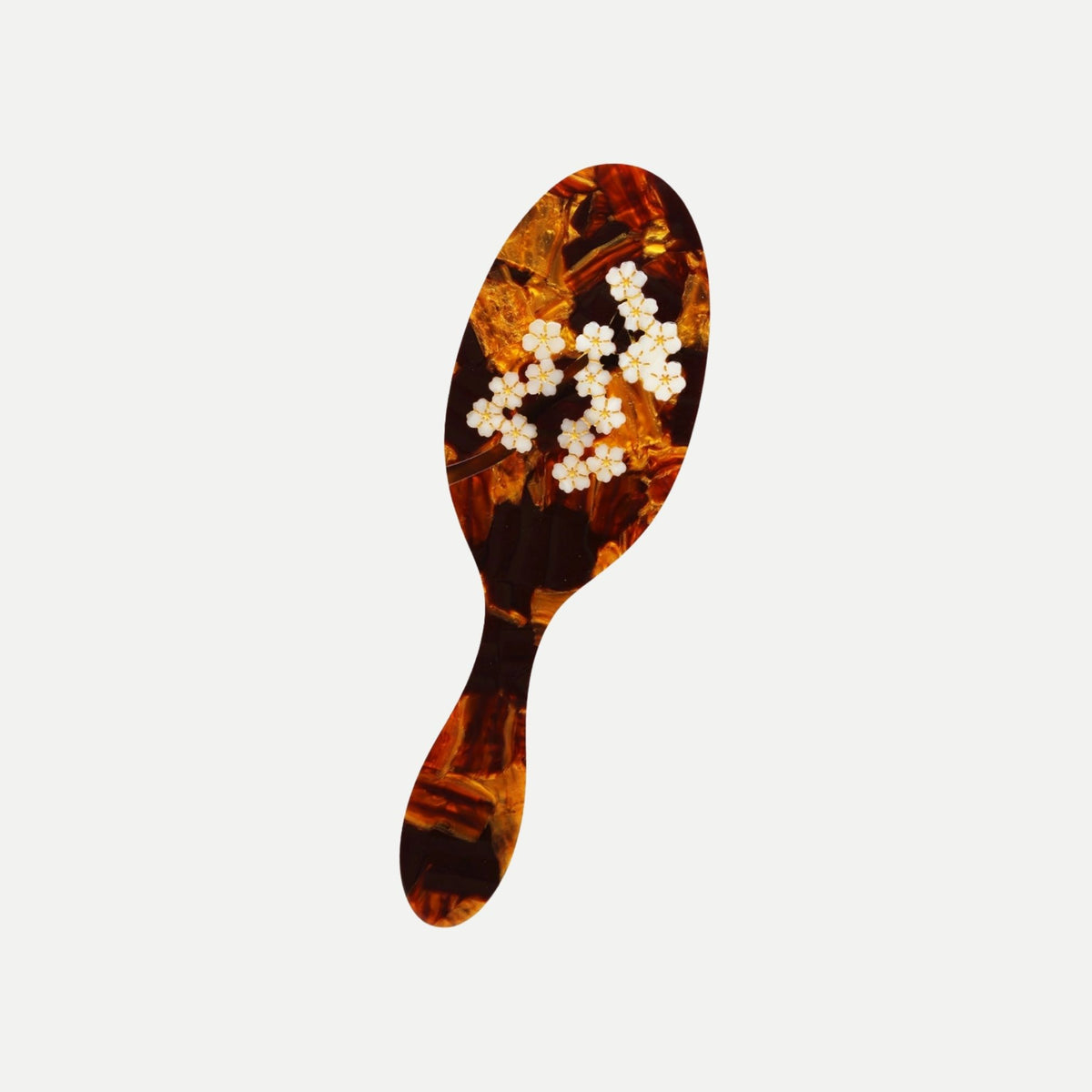 Hand-Painted Brown Sakura Blossom Brush