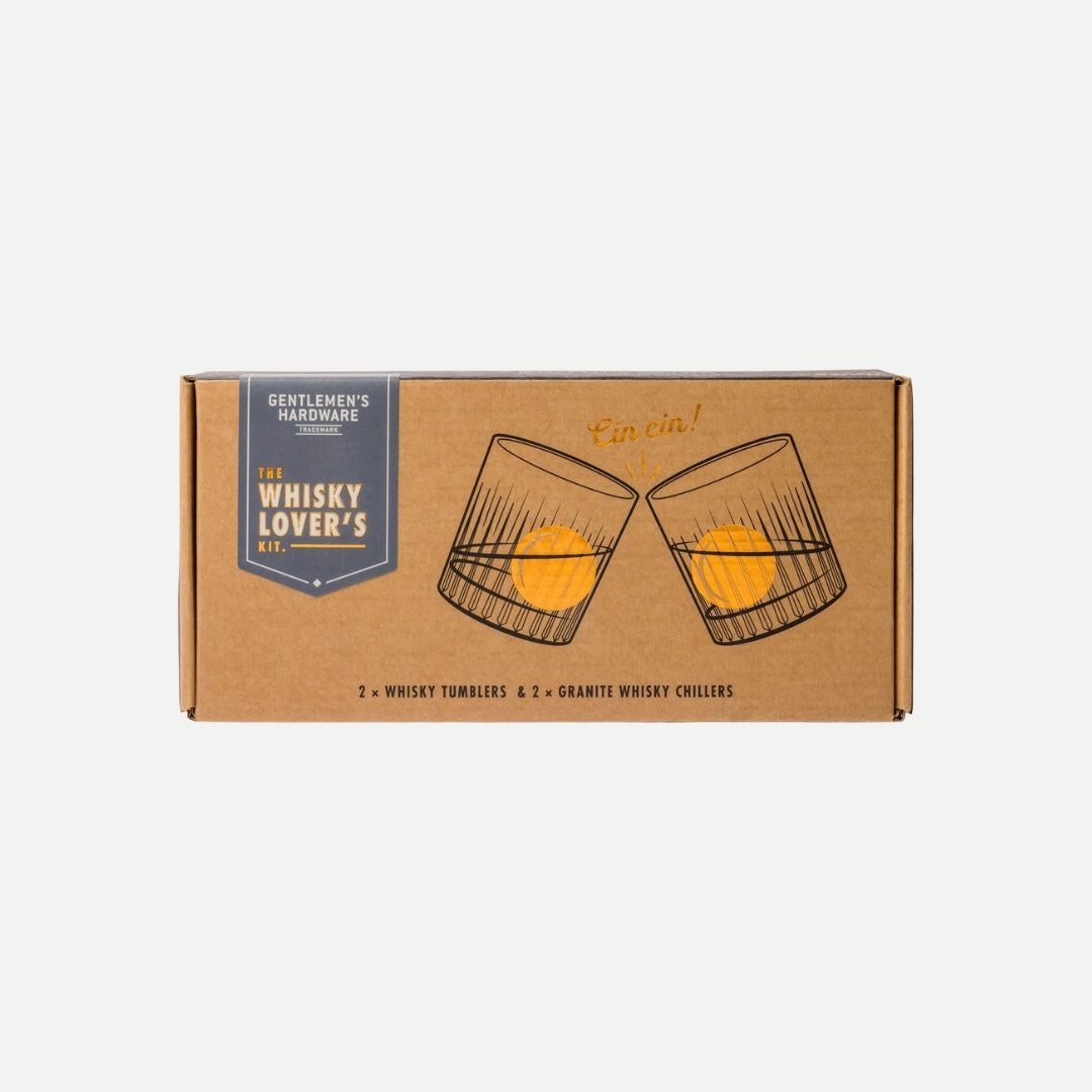 Cocktail Tumbler and Whiskey Stones Set