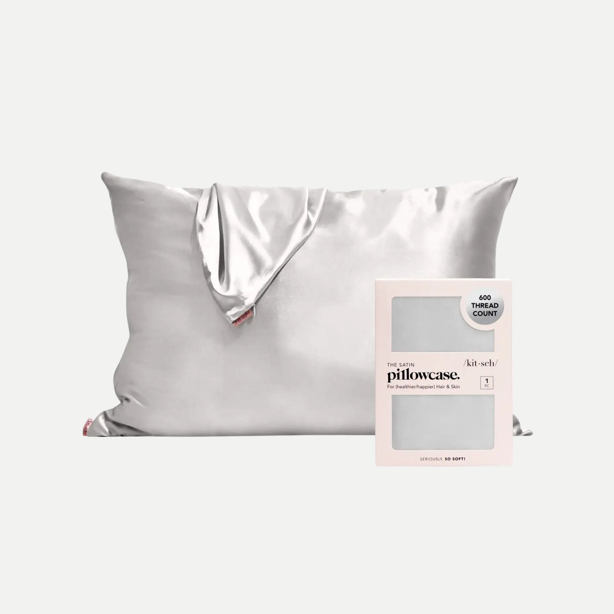 Satin Pillowcase – Silver