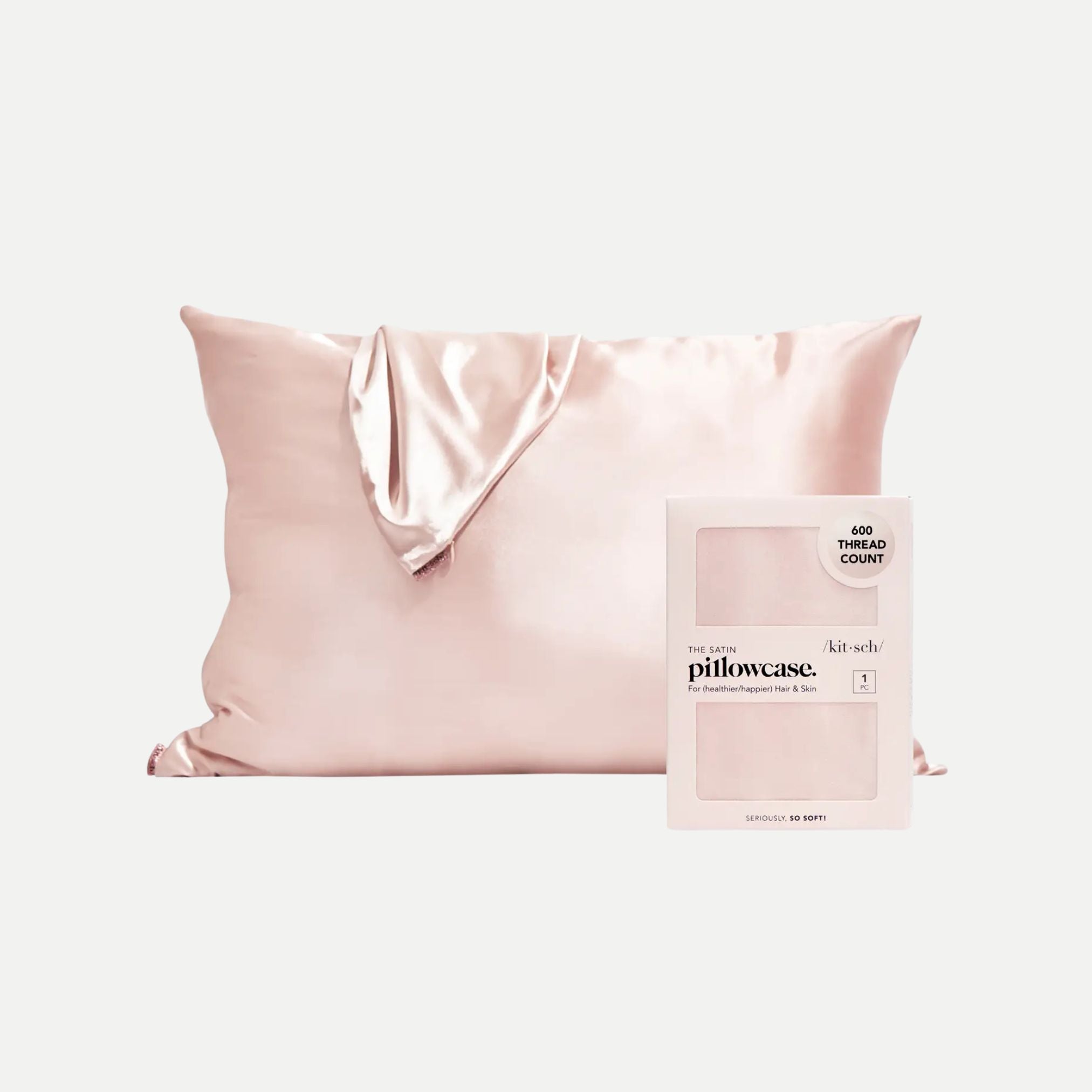 Satin Pillowcase – Blush