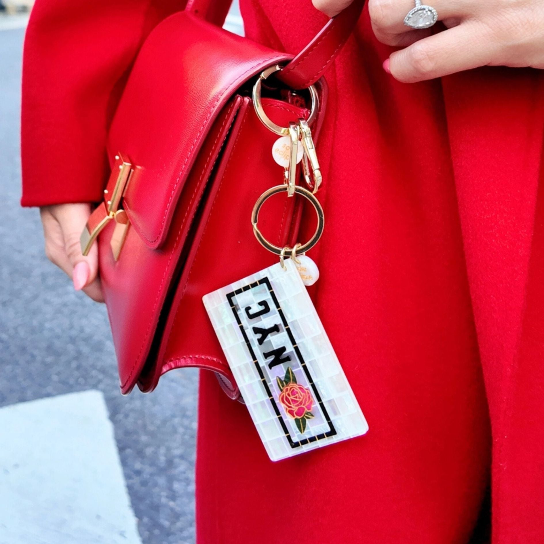 Hand-Painted Nyc Subway Bag Charm