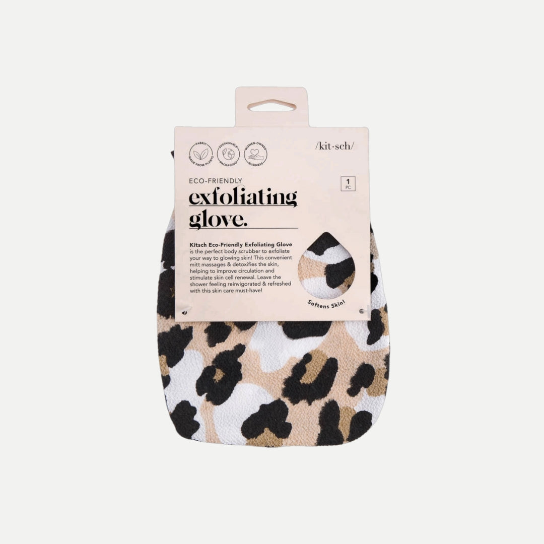 Exfoliating Glove – Leopard