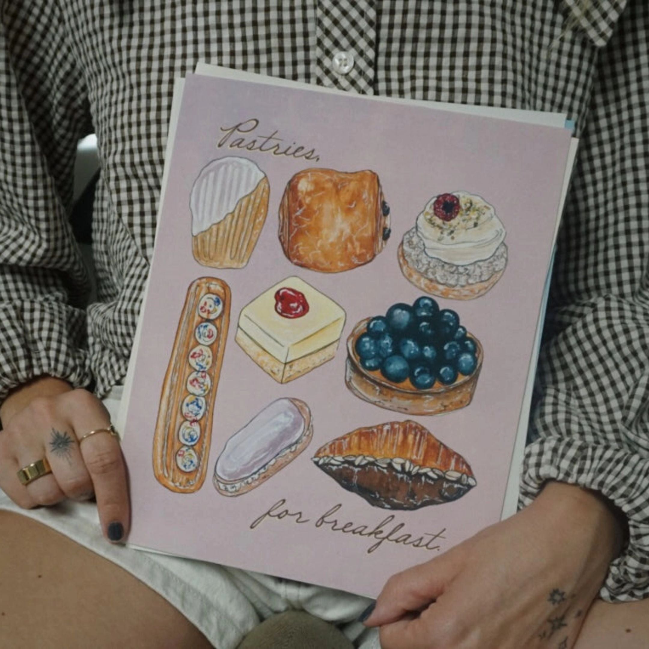 Pastries, For Breakfast, Art Print