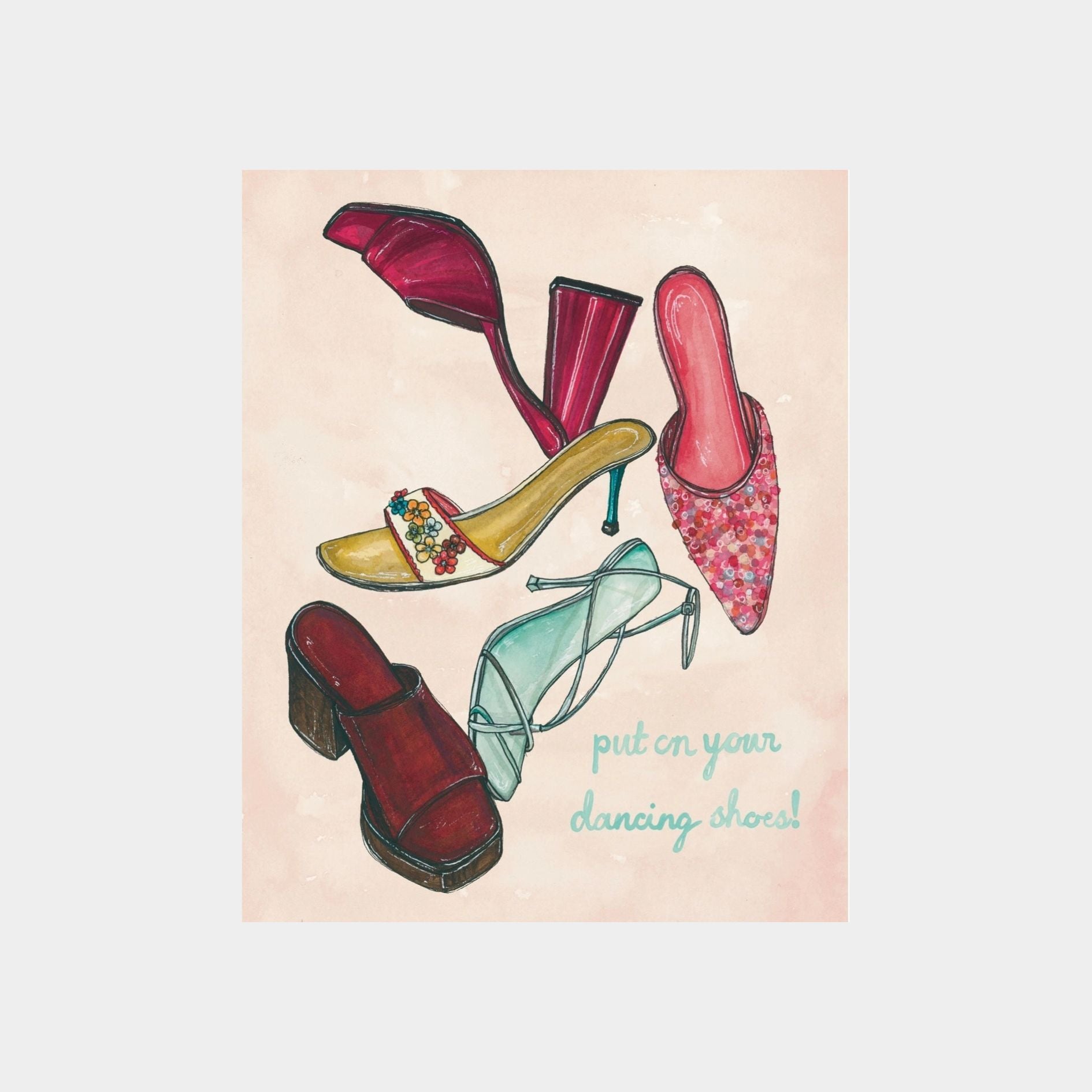 Put On Your Dancing Shoes Fine Art Print