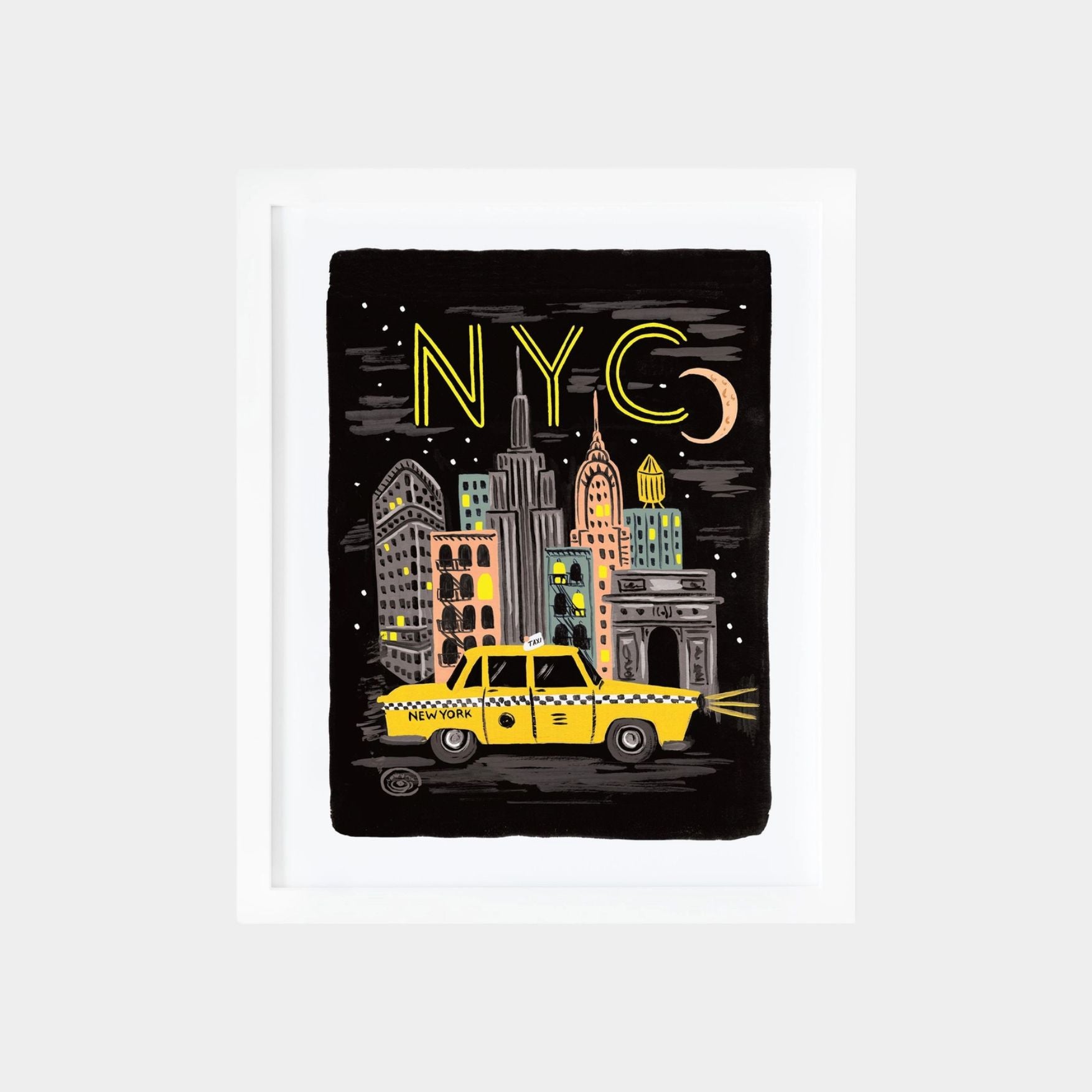 Bon Voyage Nyc Art Print