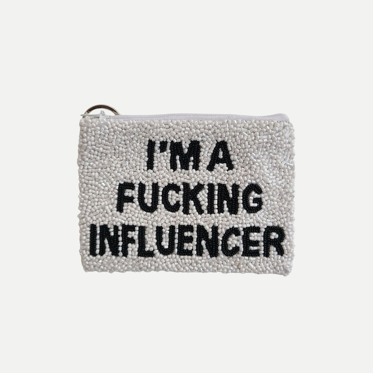 I'm A F*cking Influencer Beaded Coin Purse