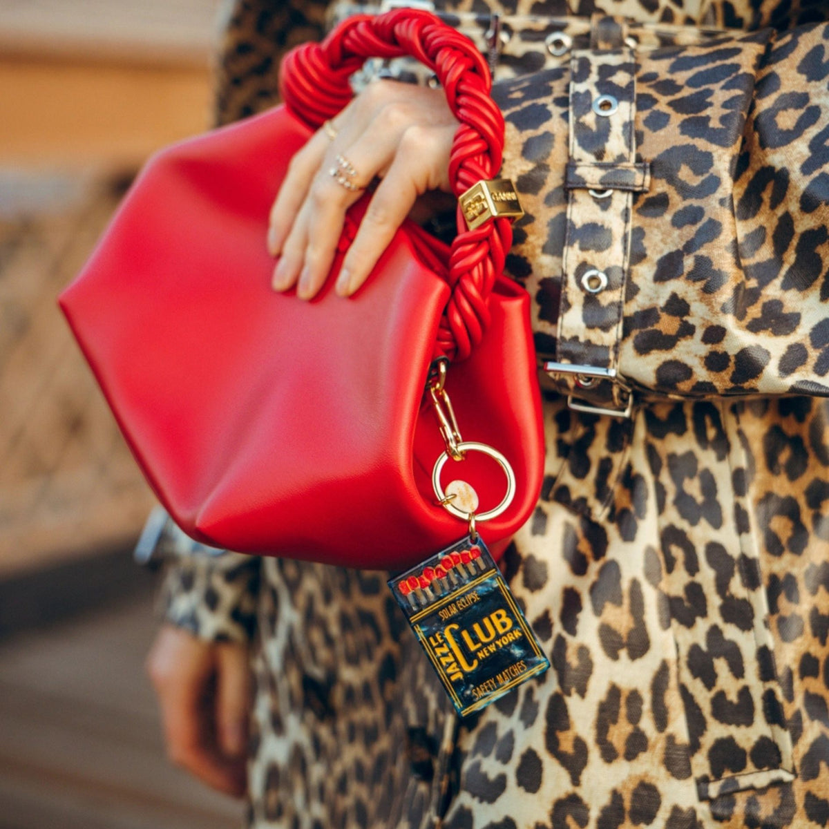 Hand-Painted Le Jazz Club Bag Charm