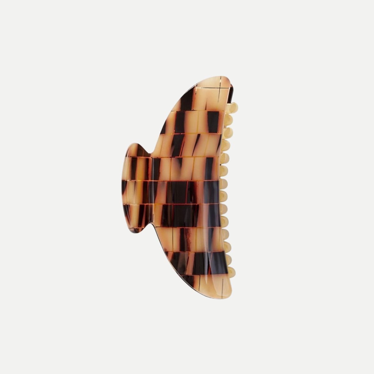 Midi Heirloom Claw Clip - Blonde Checker