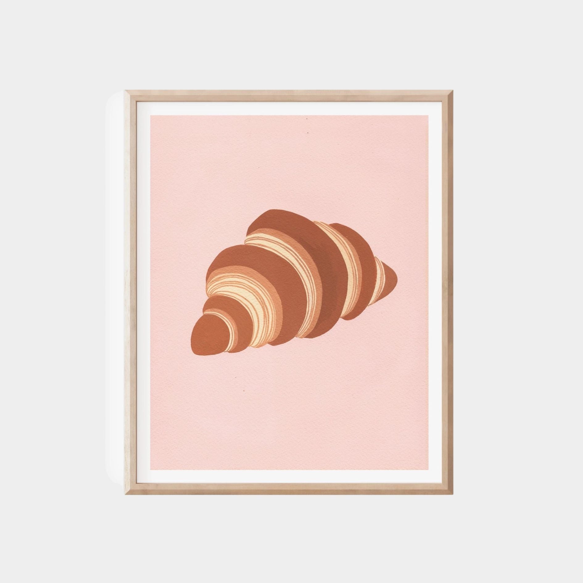 Croissant Art Print