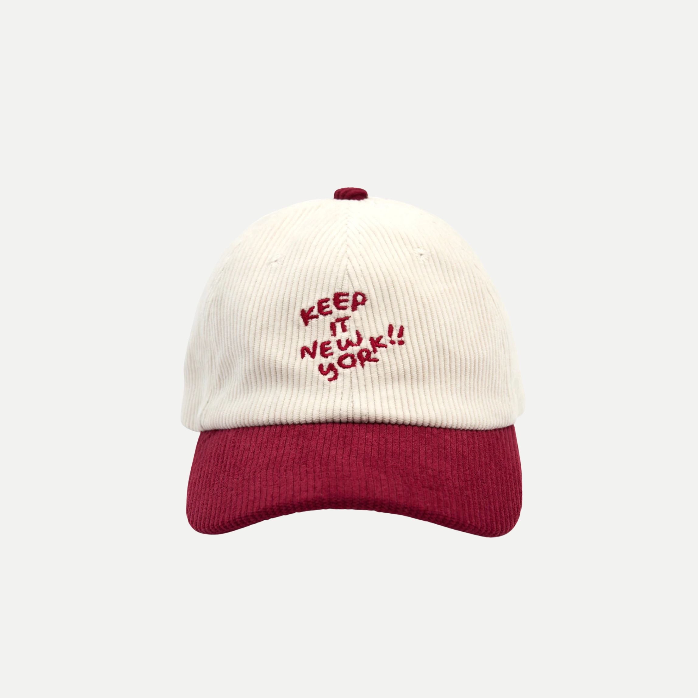 Keep it New York - Duotone Corduroy Cap
