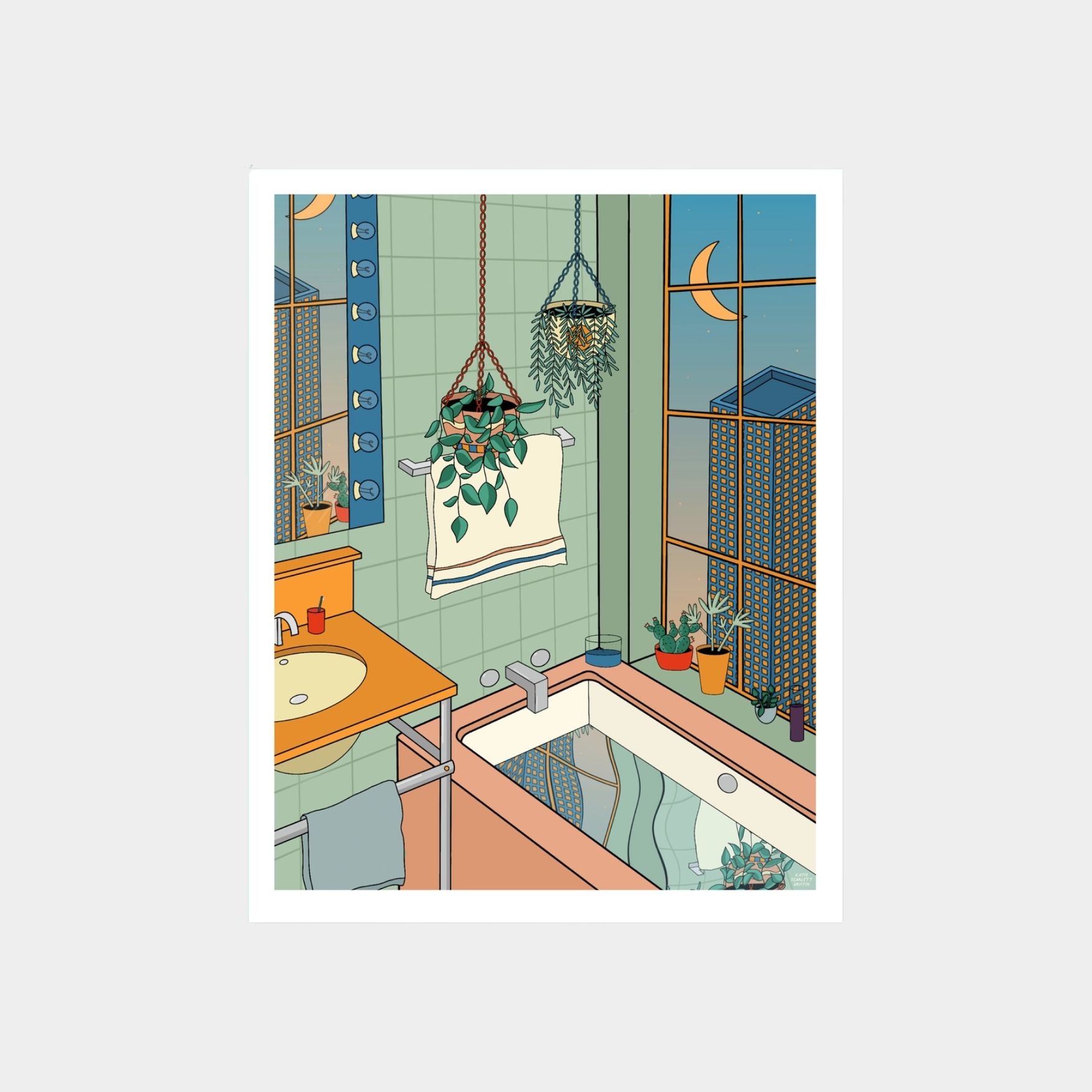 Calm Down Art Print