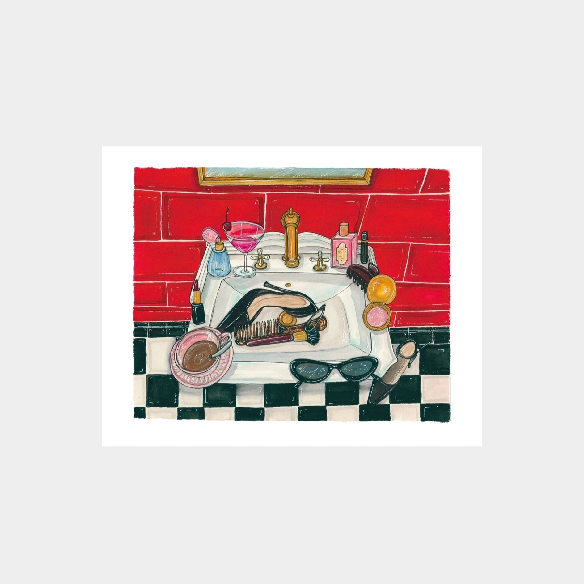 The Art of Getting Ready Art Print