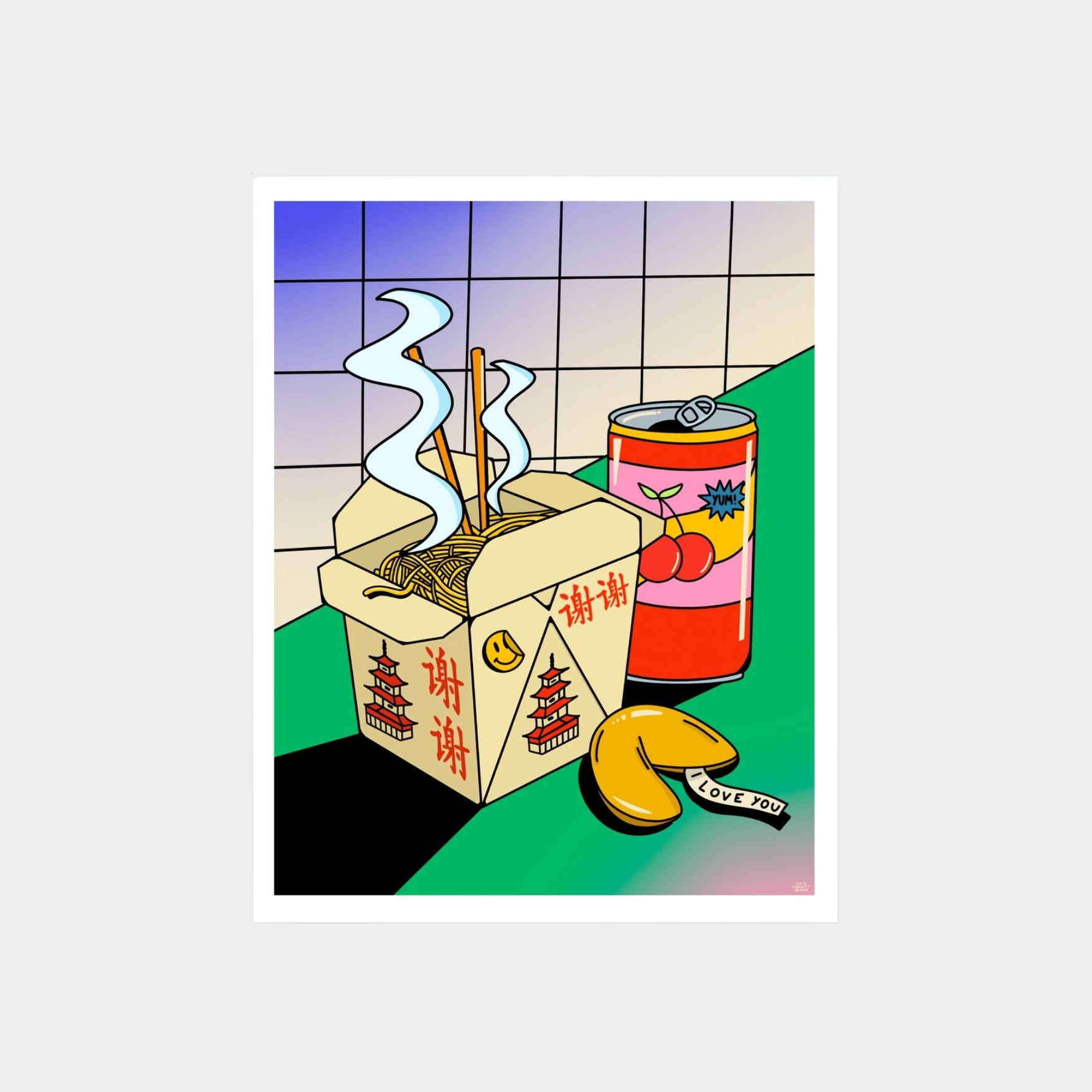 Takeout Art Print