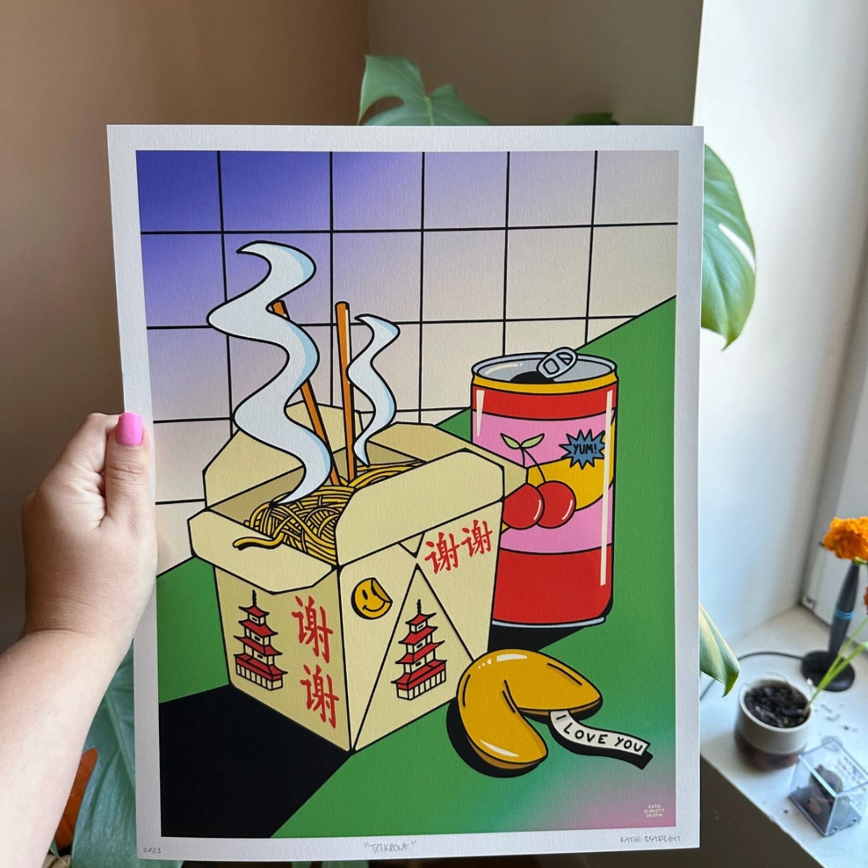 Takeout Art Print