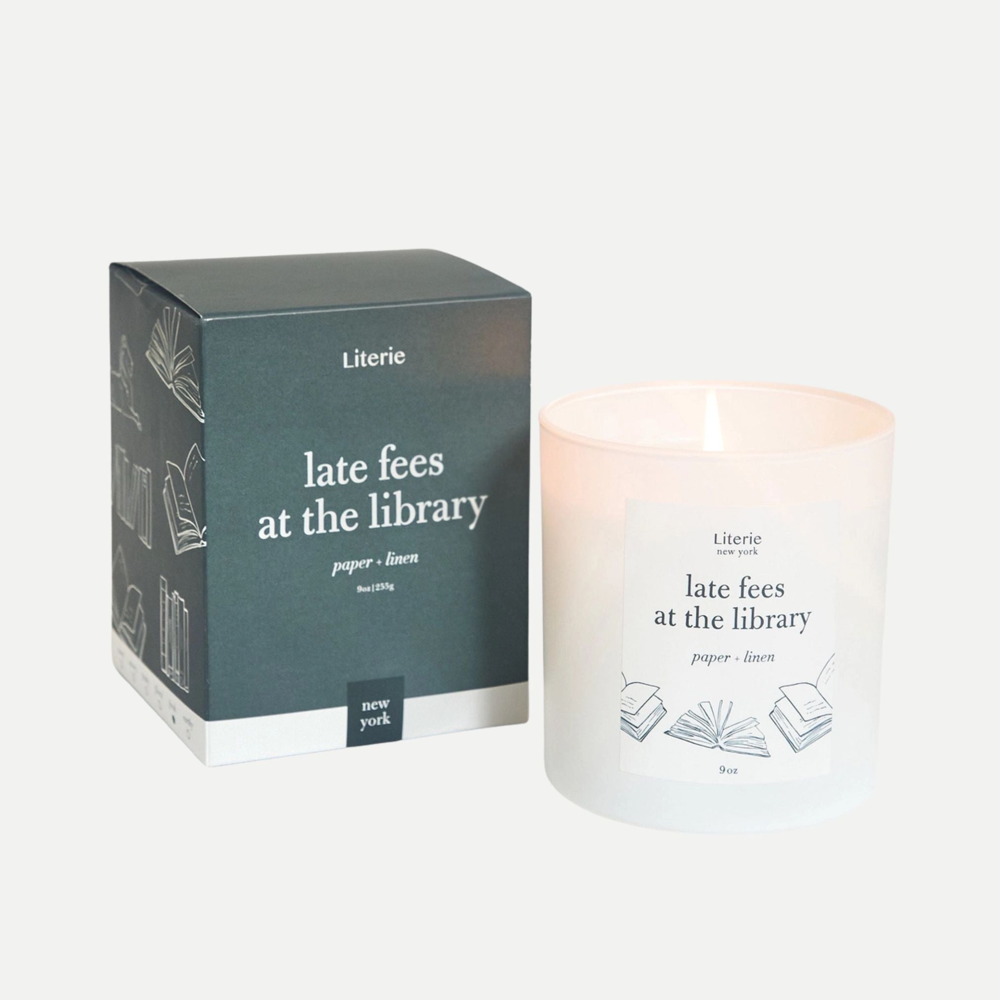 Late Fees at the Library Candle