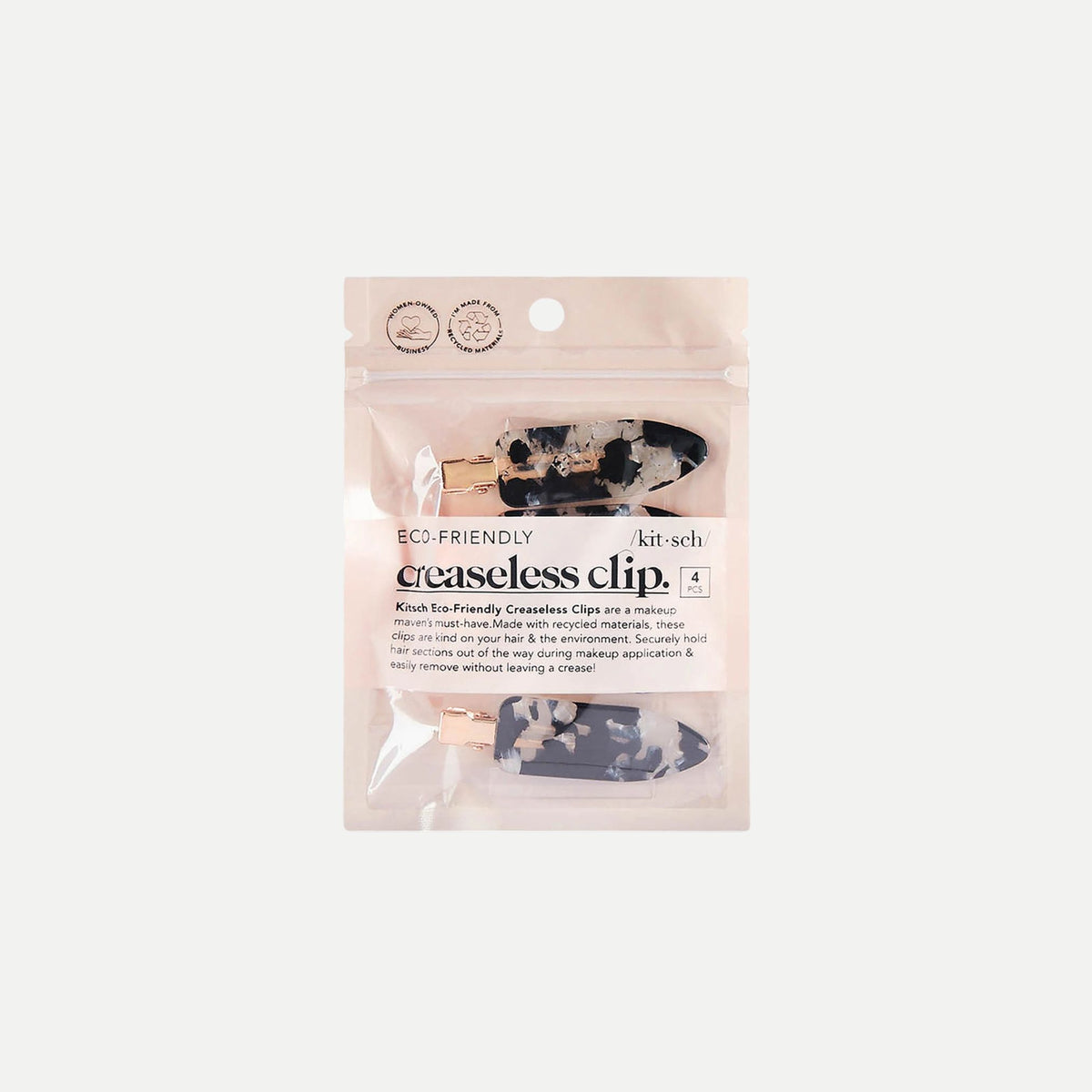 Creaseless Clips - Black Terrazzo