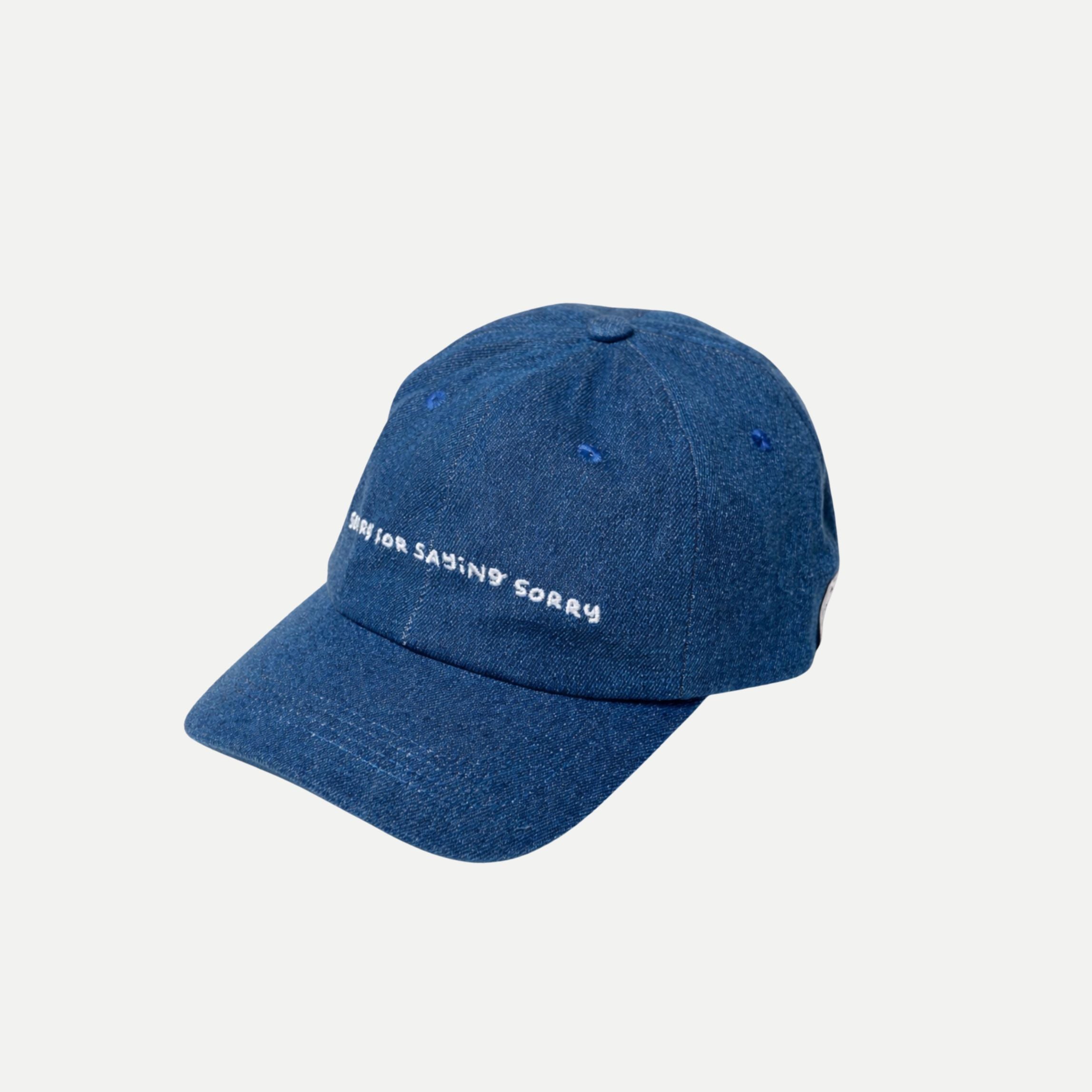 Sorry - Denim Baseball Cap
