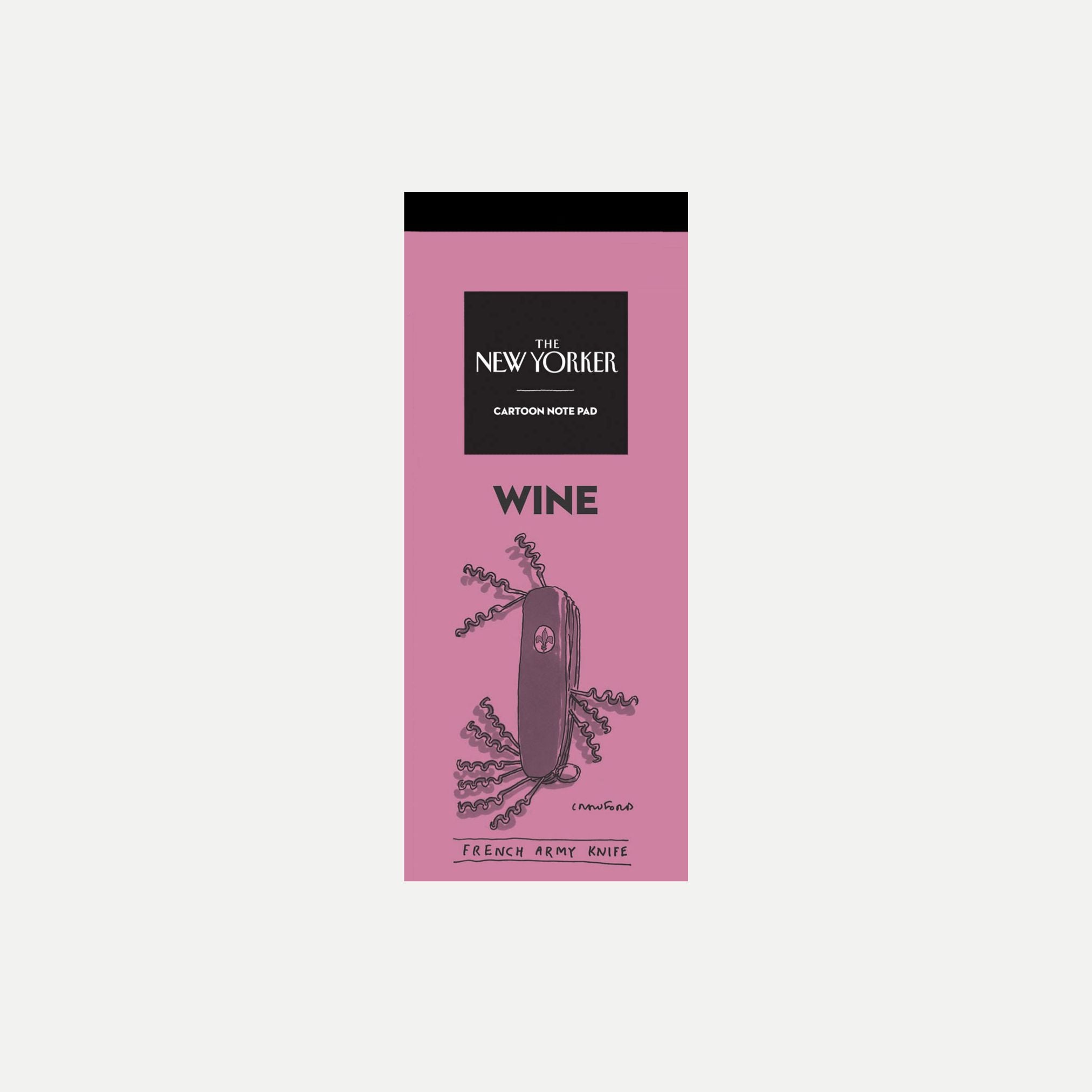 Wine - The New Yorker Cartoon Notepad