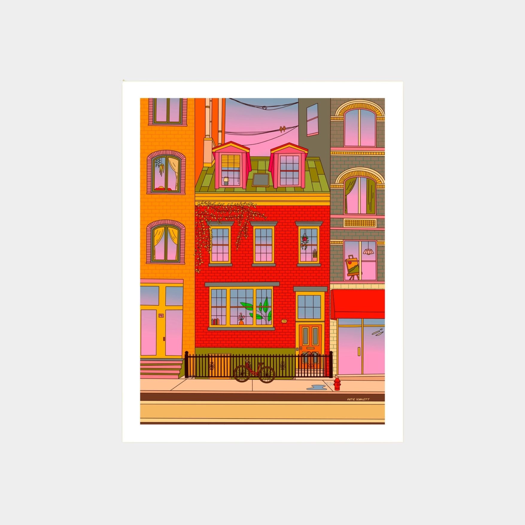 Allen Street New York Art Print
