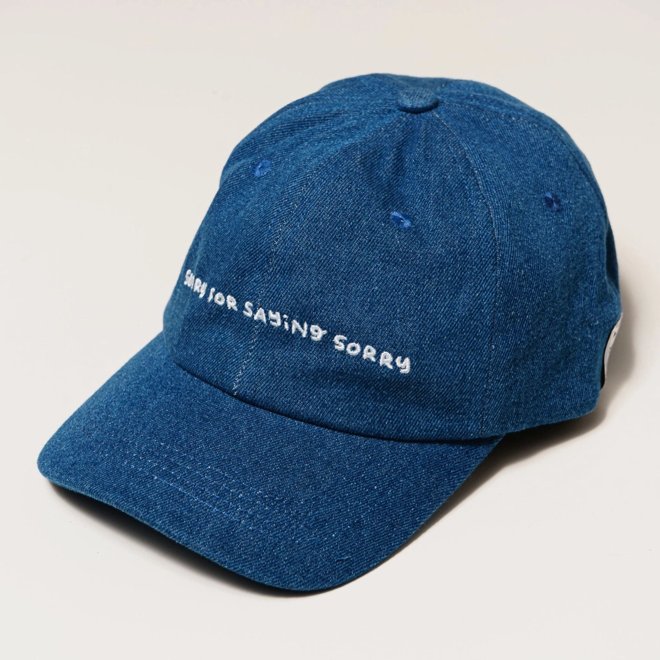 Sorry - Denim Baseball Cap