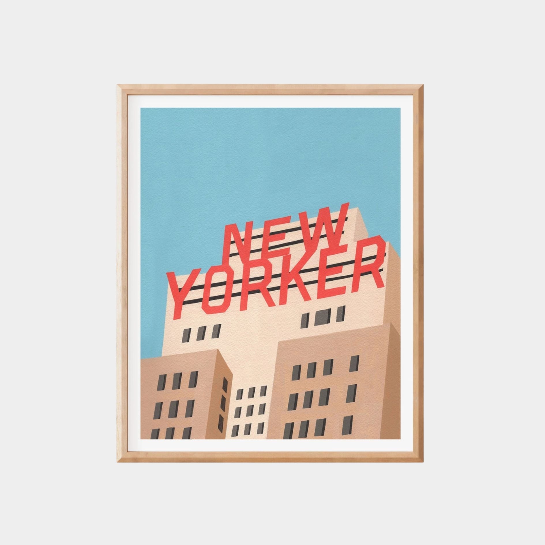 New Yorker Hotel Art Print