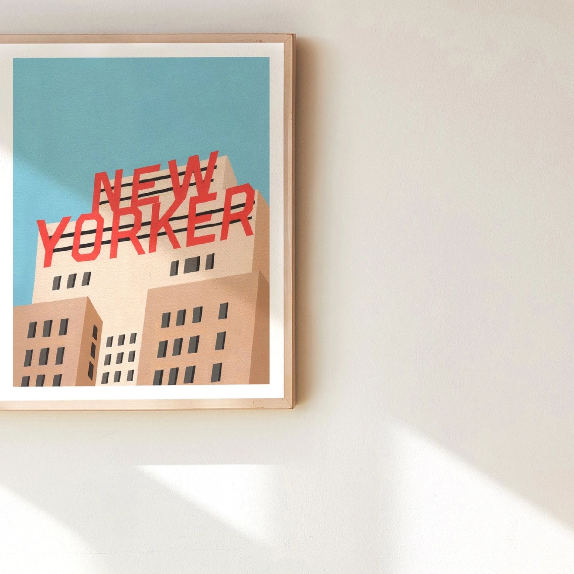 New Yorker Hotel Art Print