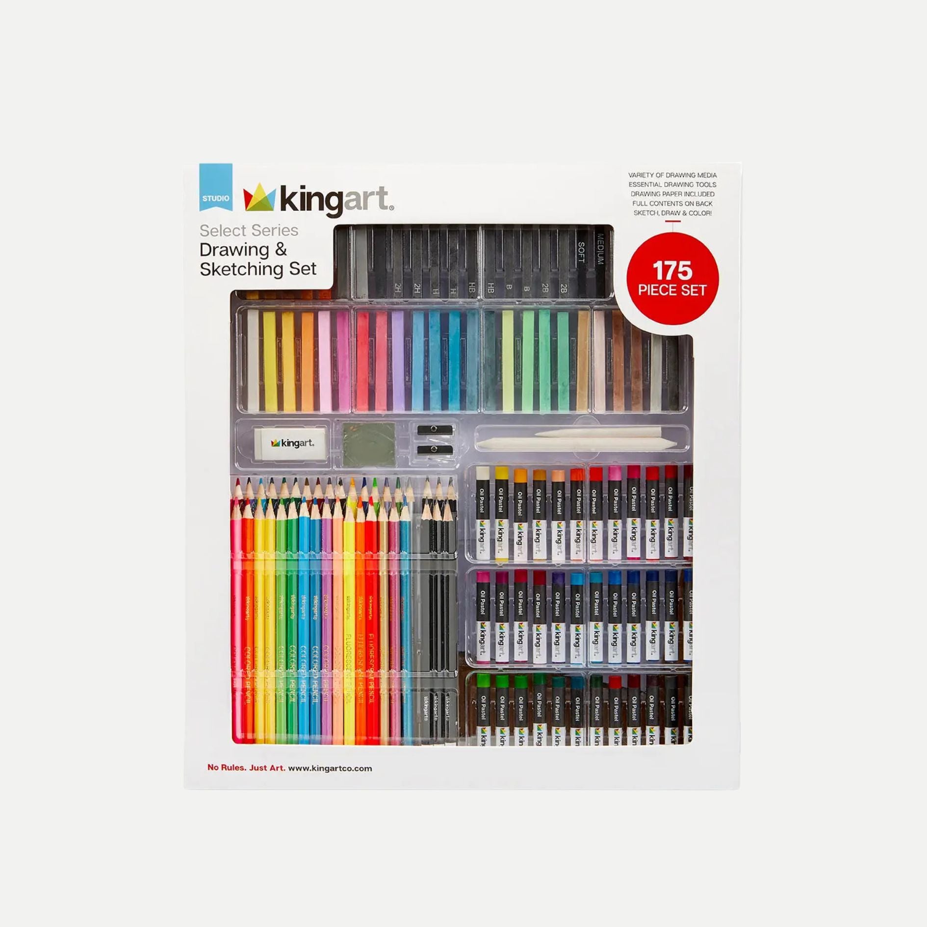 Drawing & Sketching Ultimate Art Set – 175 Pieces