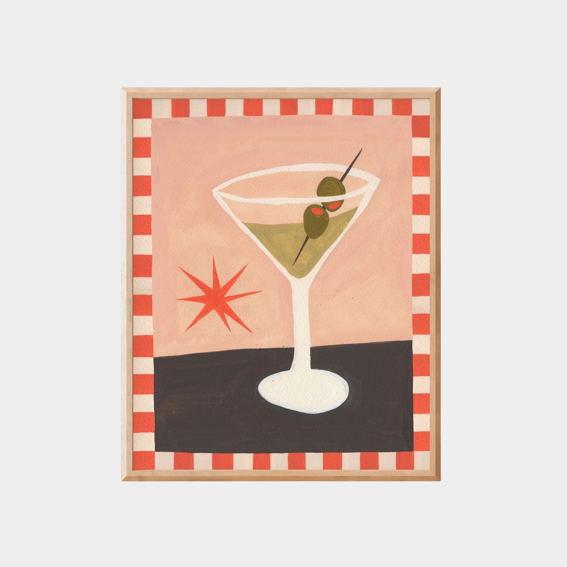 Martini Art Print