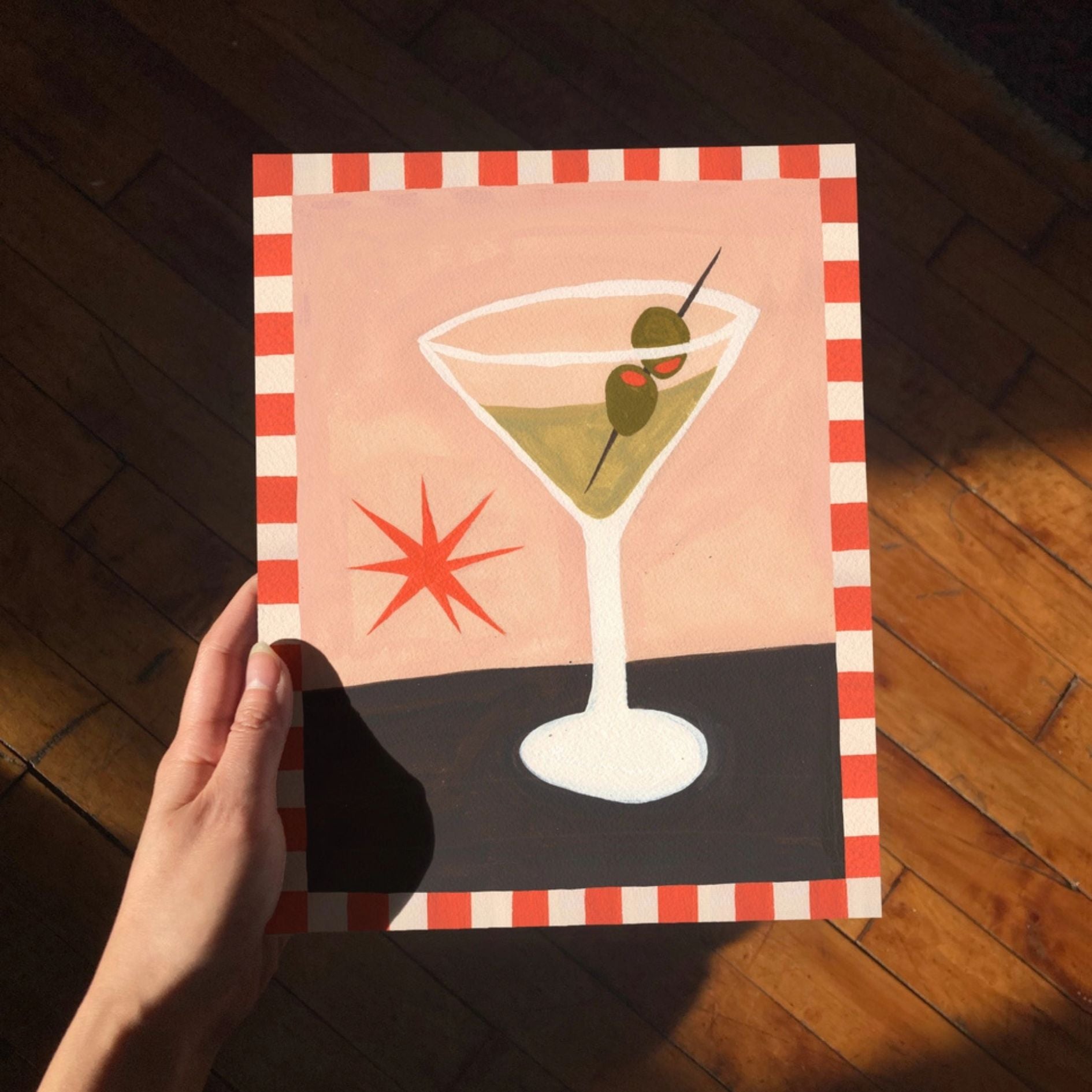 Martini Art Print