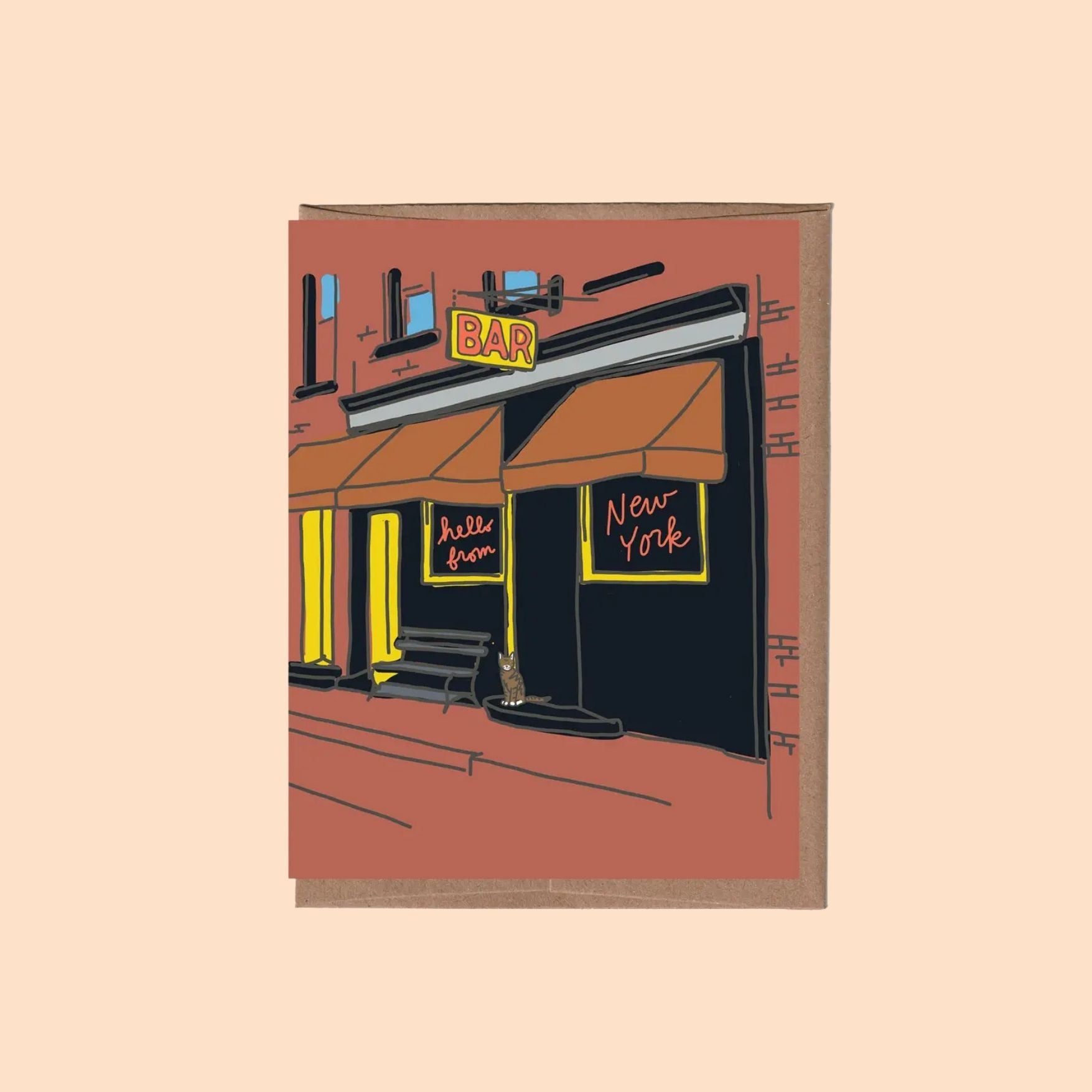 New York Dive Bar Card
