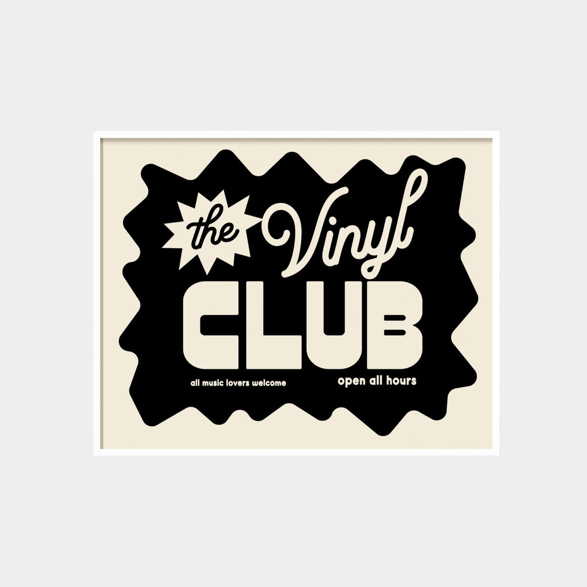 The Vinyl Club Art Print