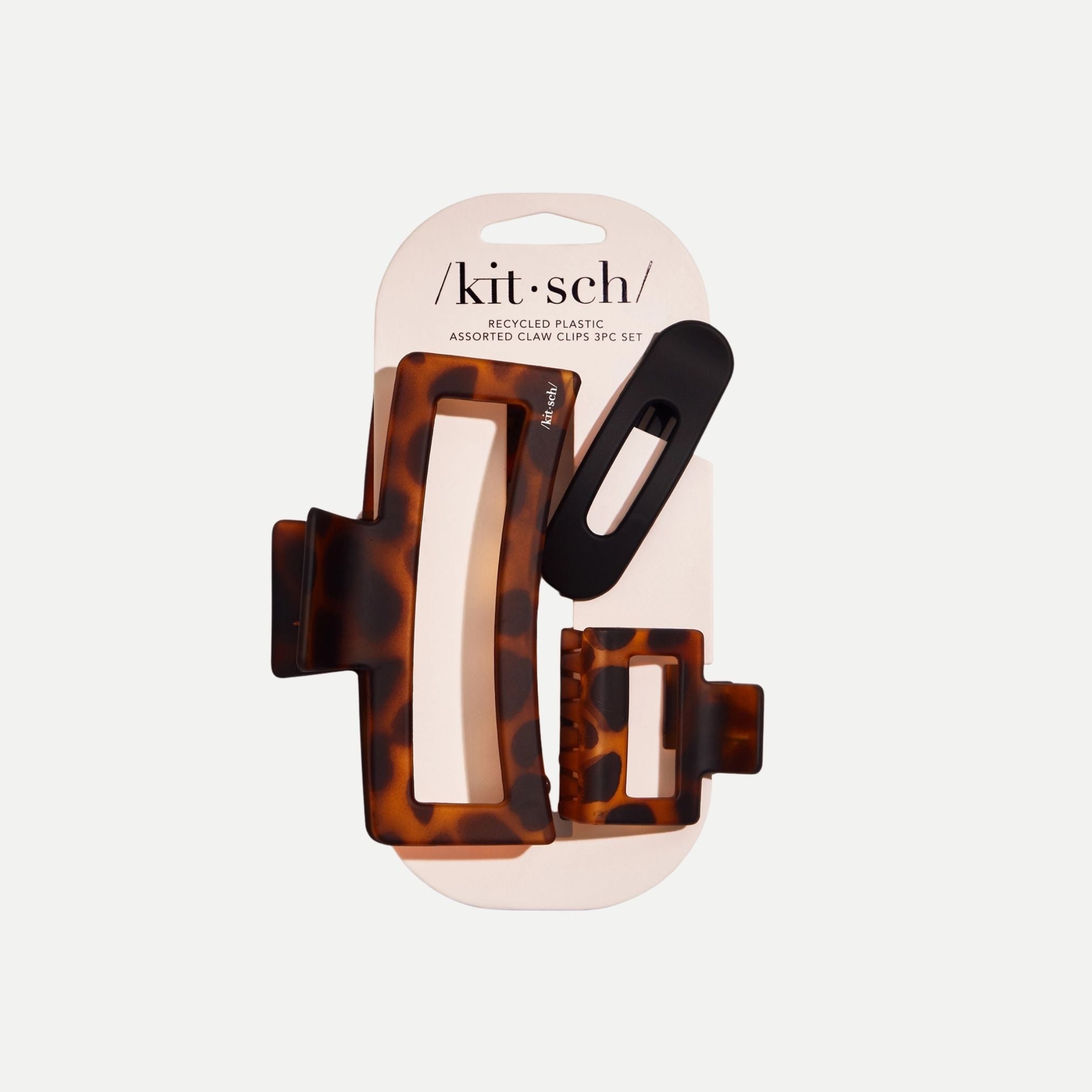 Assorted Claw Clips- Rectangle Open Shape