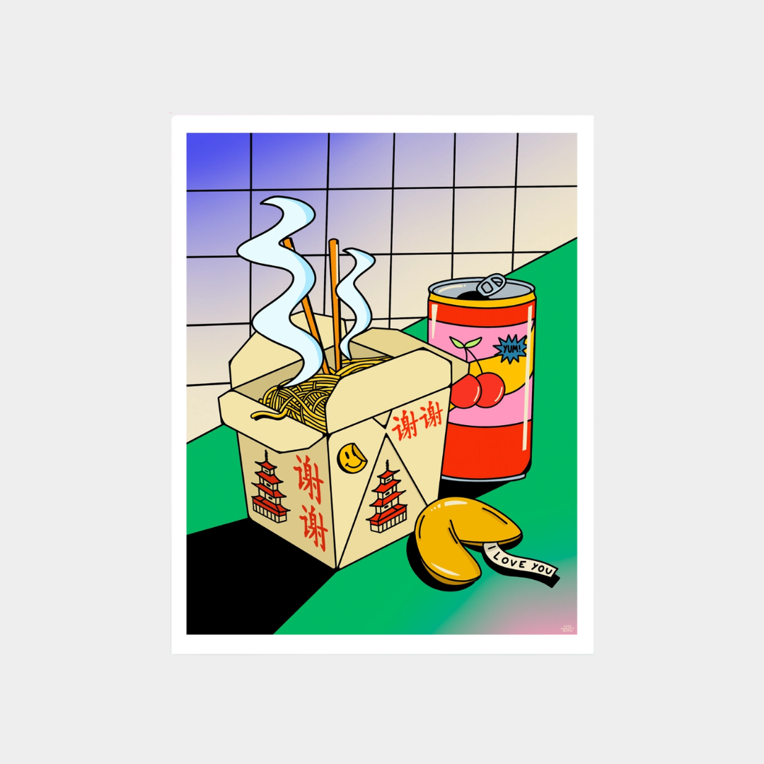 Takeout Art Print
