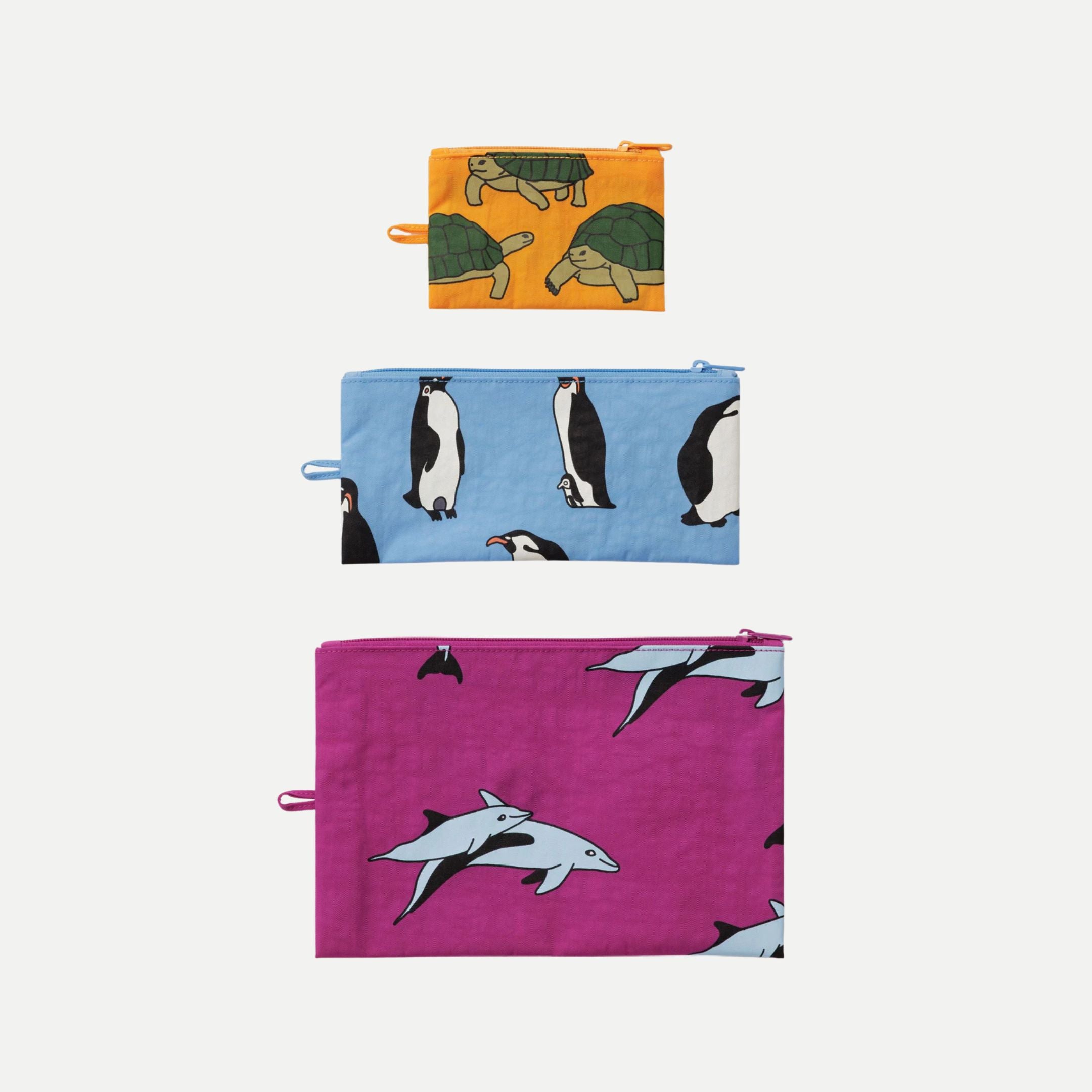 Vacation Animals - Flat Pouch Set