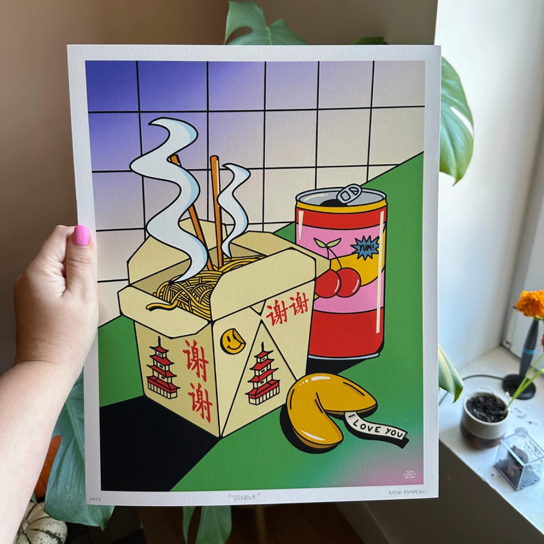 Takeout Art Print