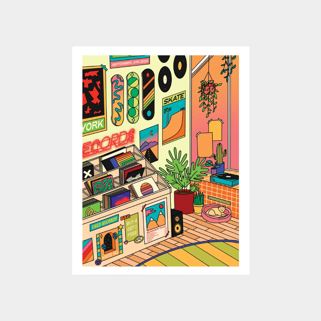 Record Room Art Print