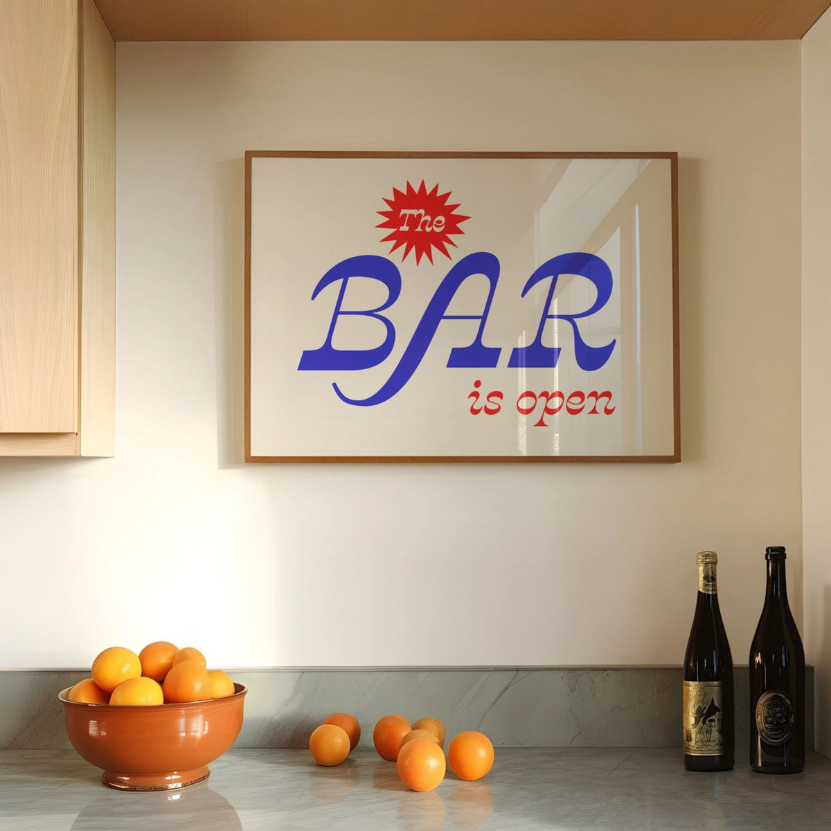 The Bar is Open Art Print